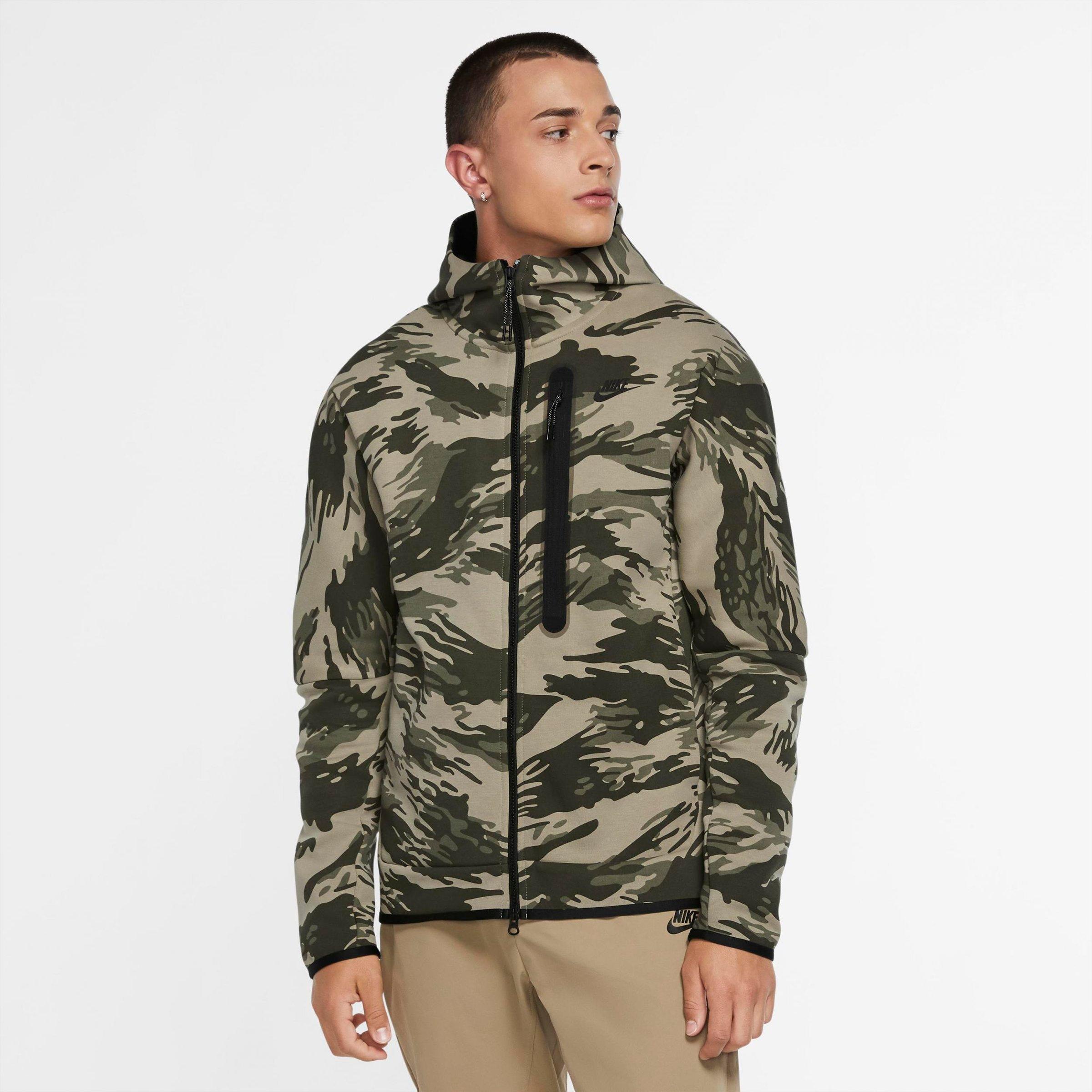 nike tech fleece hoodie camo