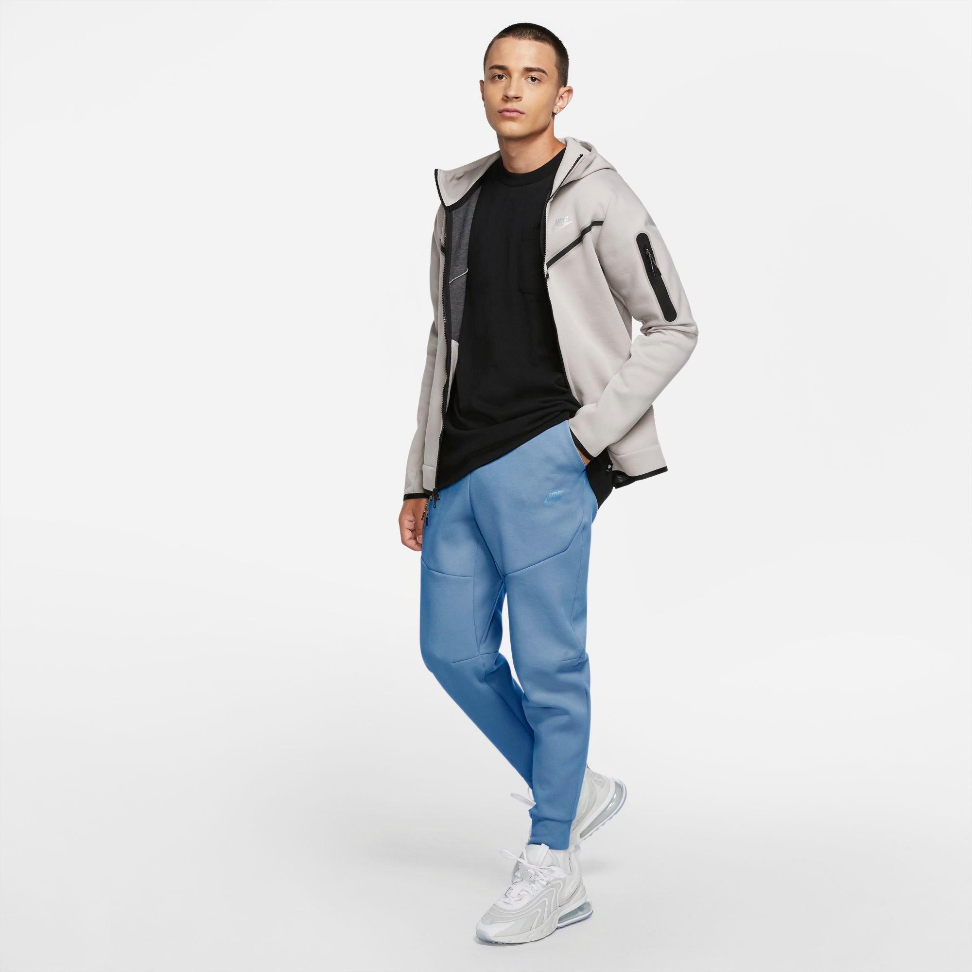 men's nike tech fleece taped jogger pants