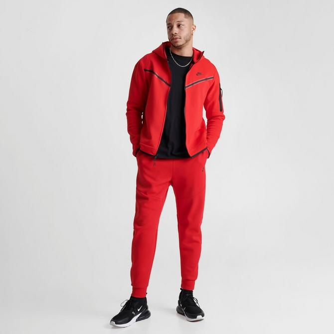 Red Nike Tech Fleece