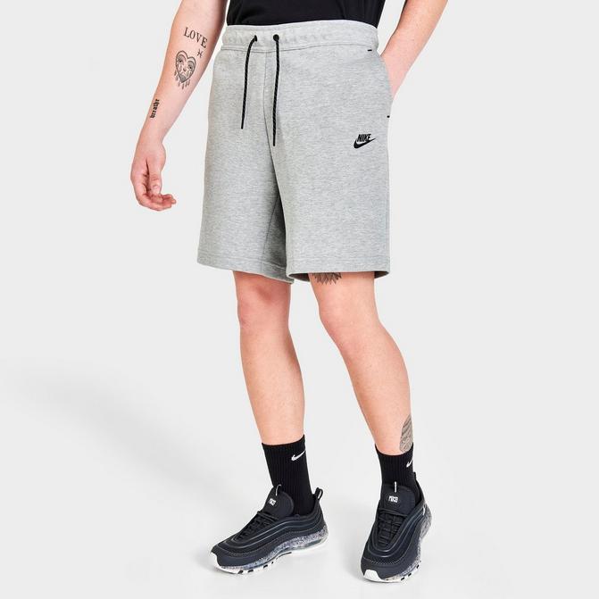 fleece grey shorts