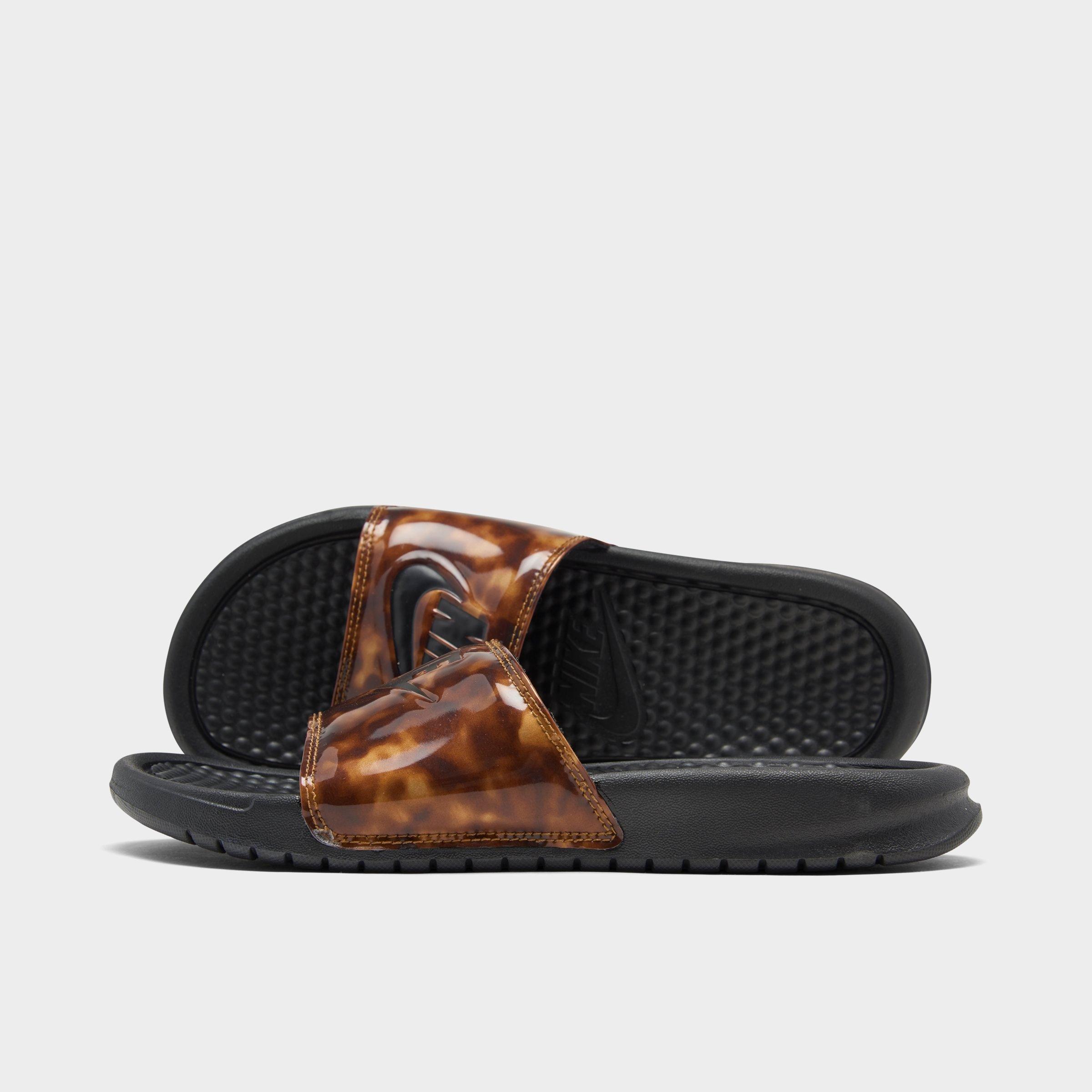 women's nike benassi jdi print slide sandals