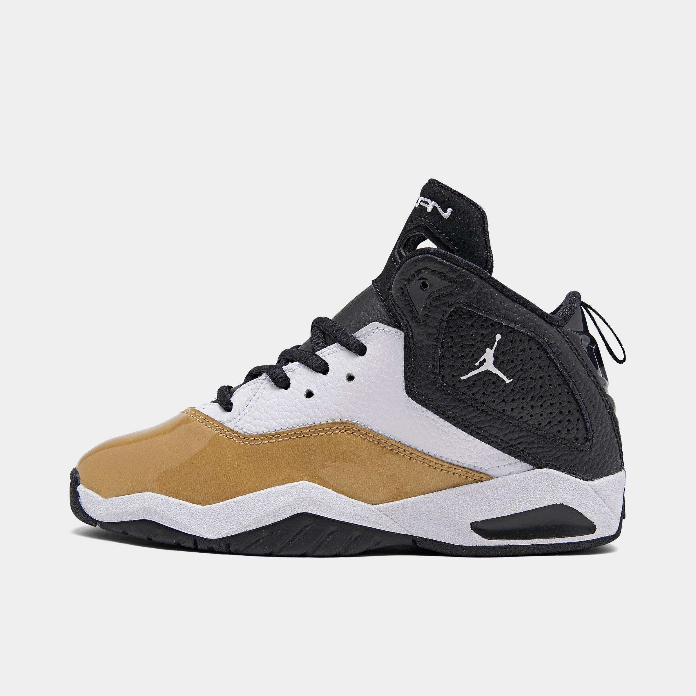 boys gold jordans