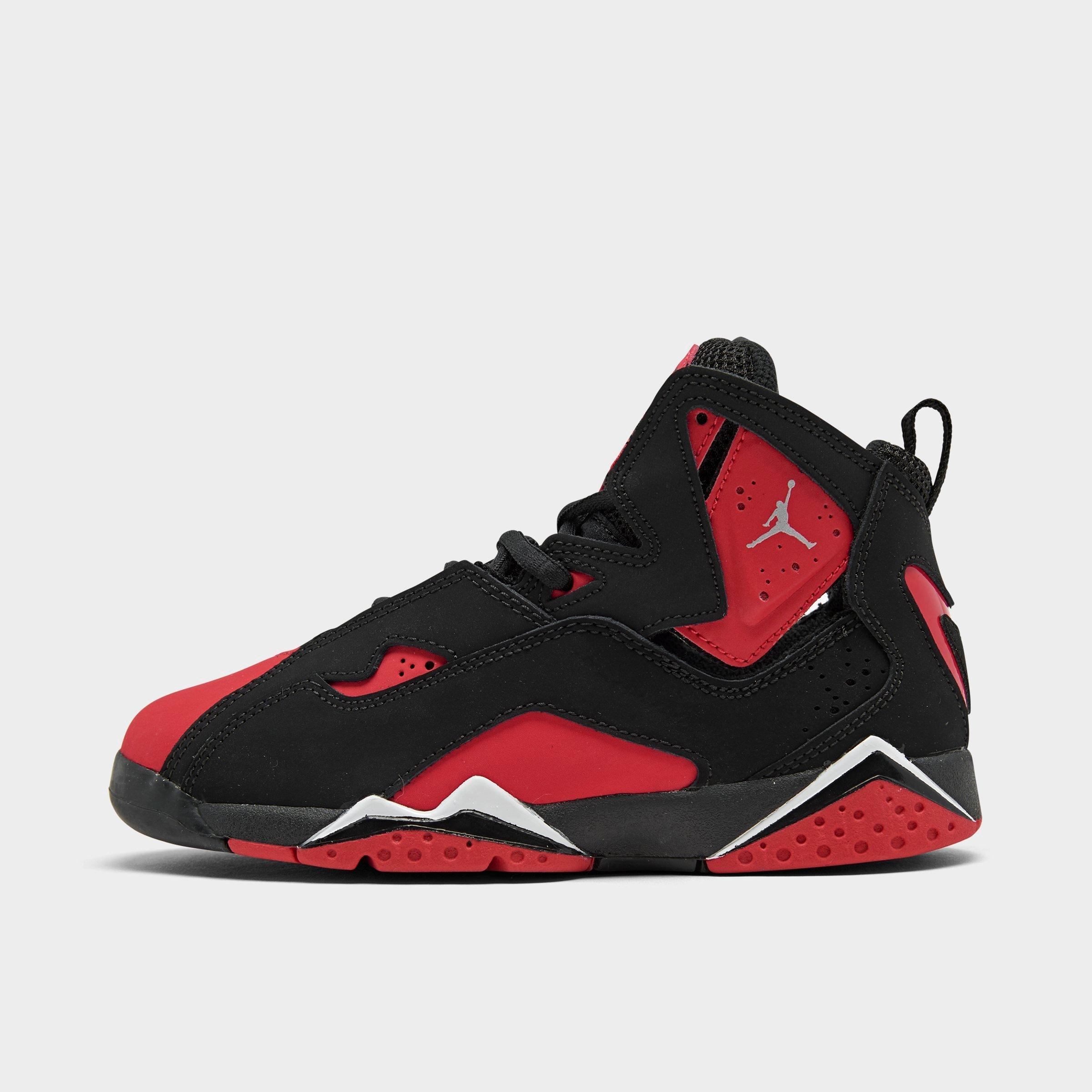 true flight jordans red and black