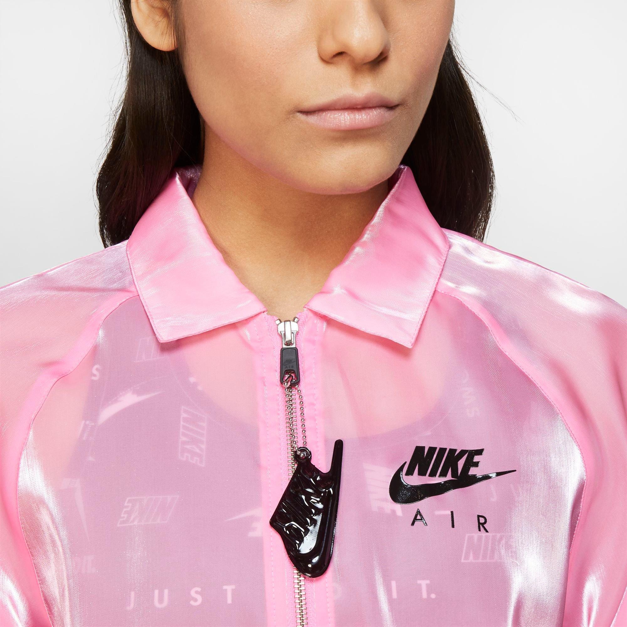 nike air pink jacket