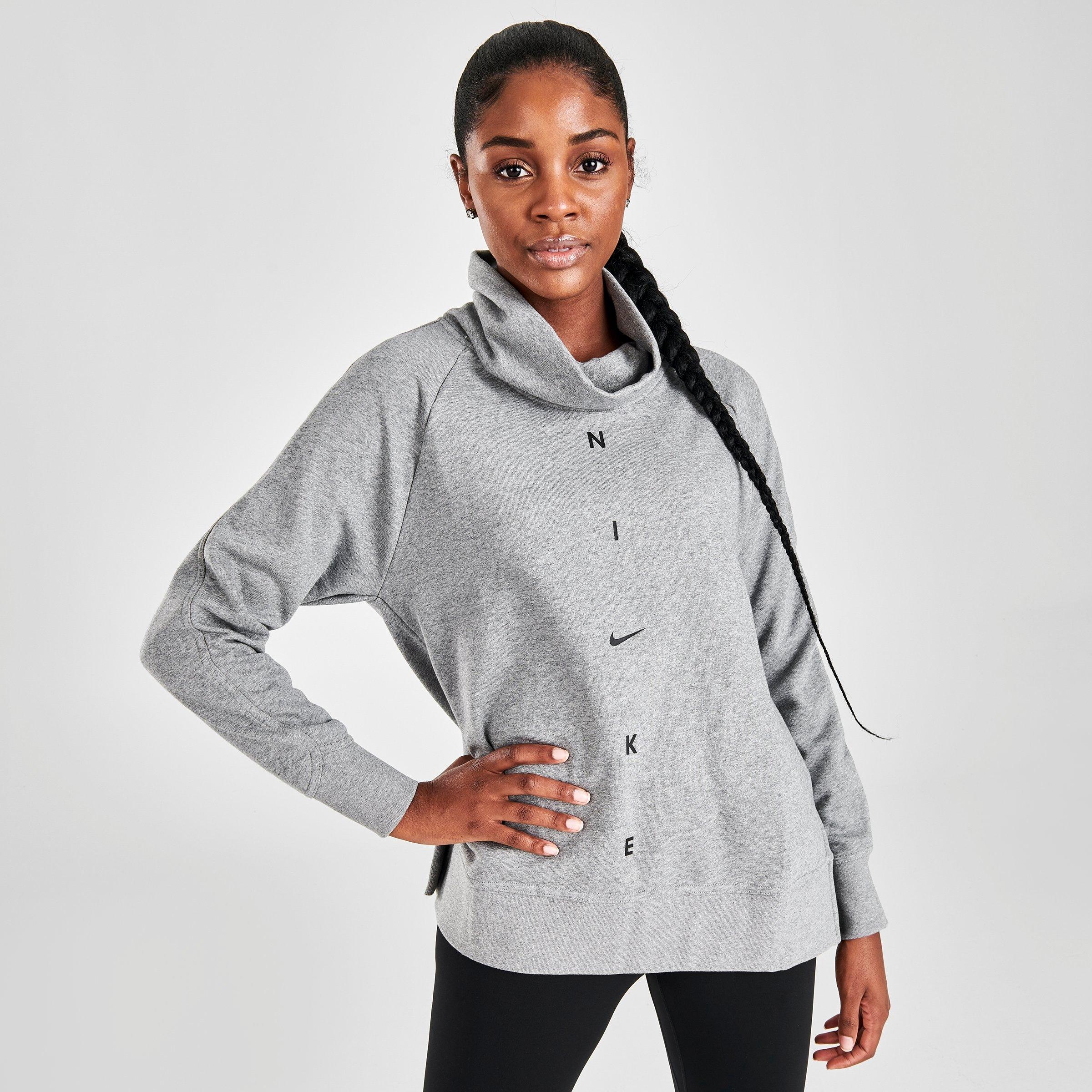 nike fleece cowl neck