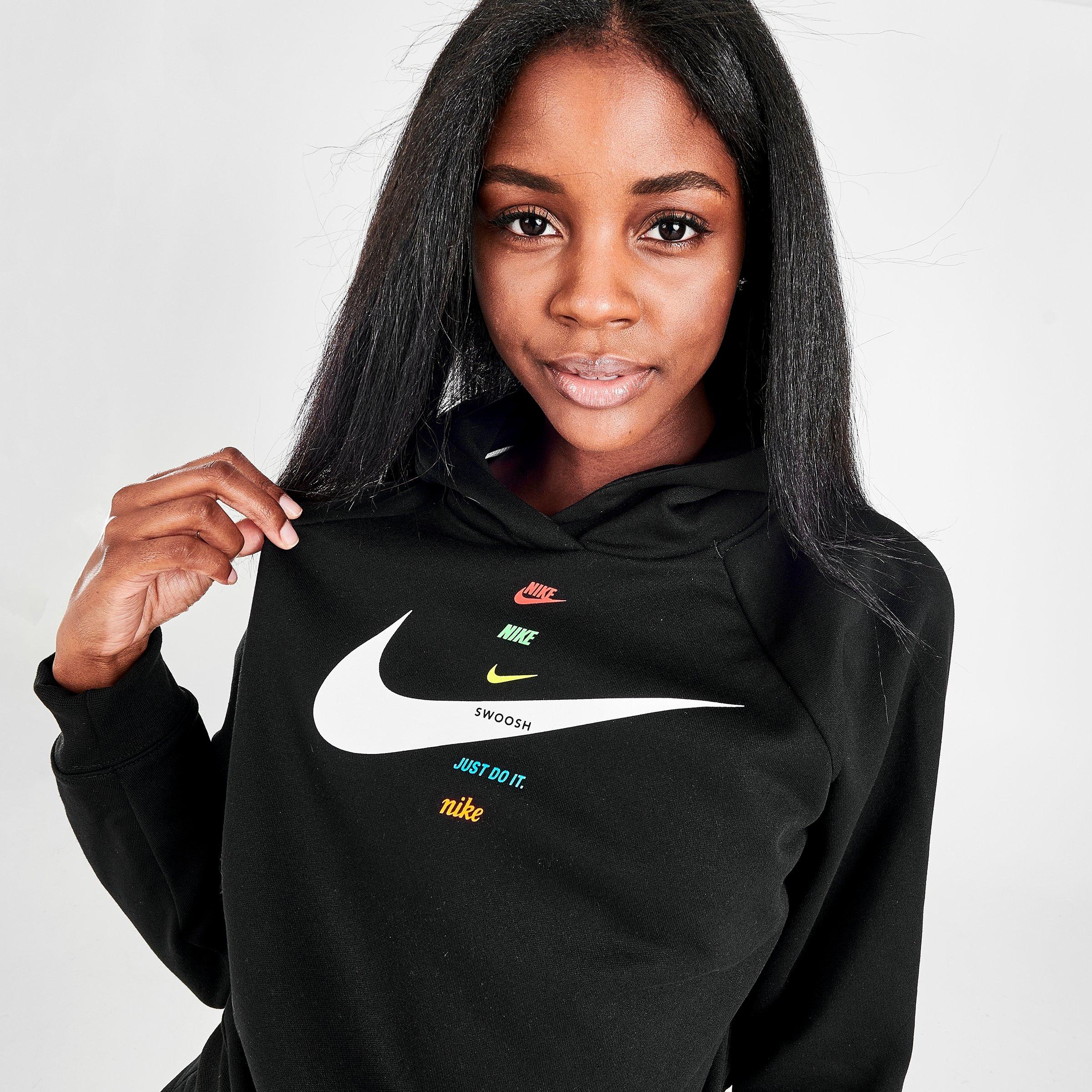 nike sportswear swoosh women's hoodie