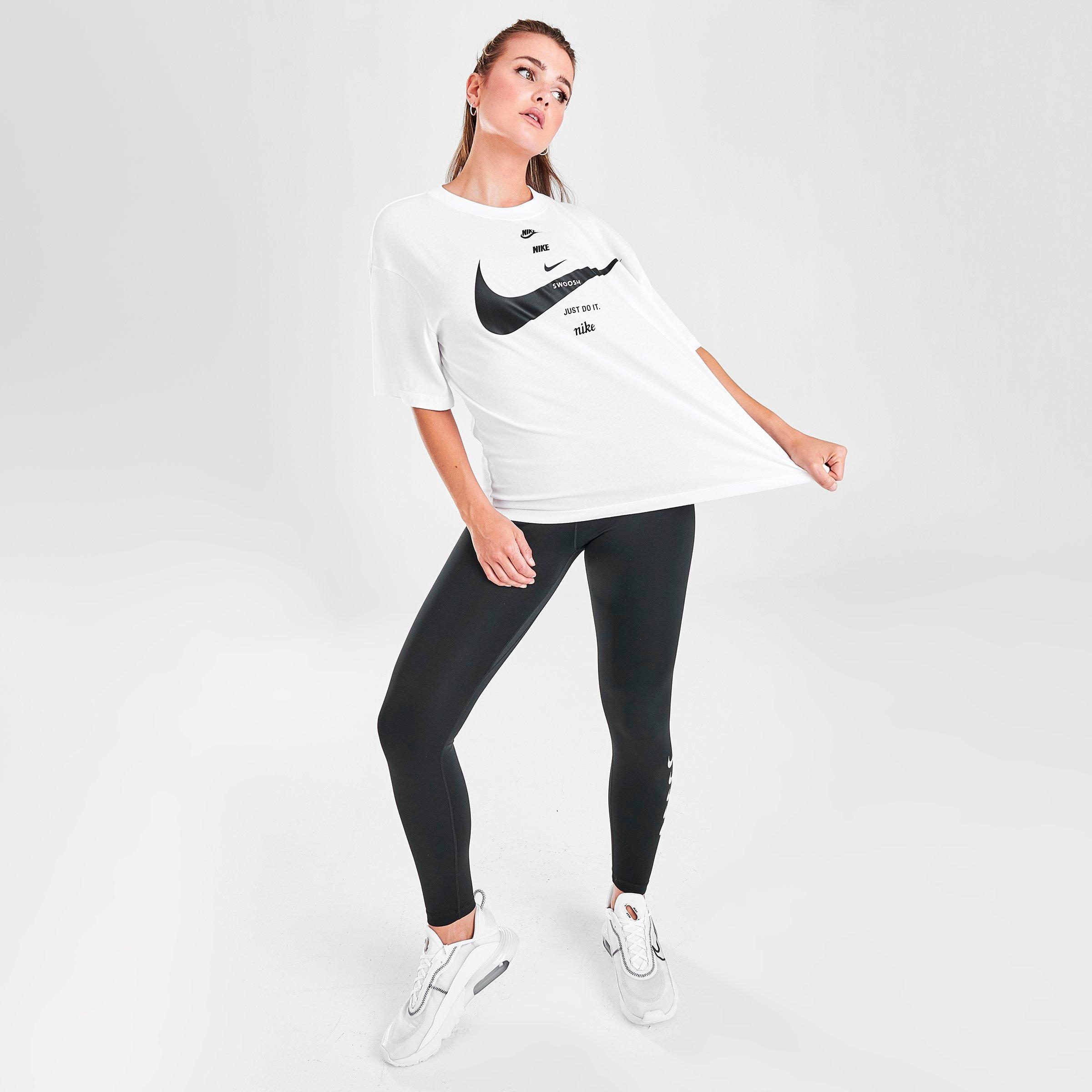 women's nike swoosh t shirt