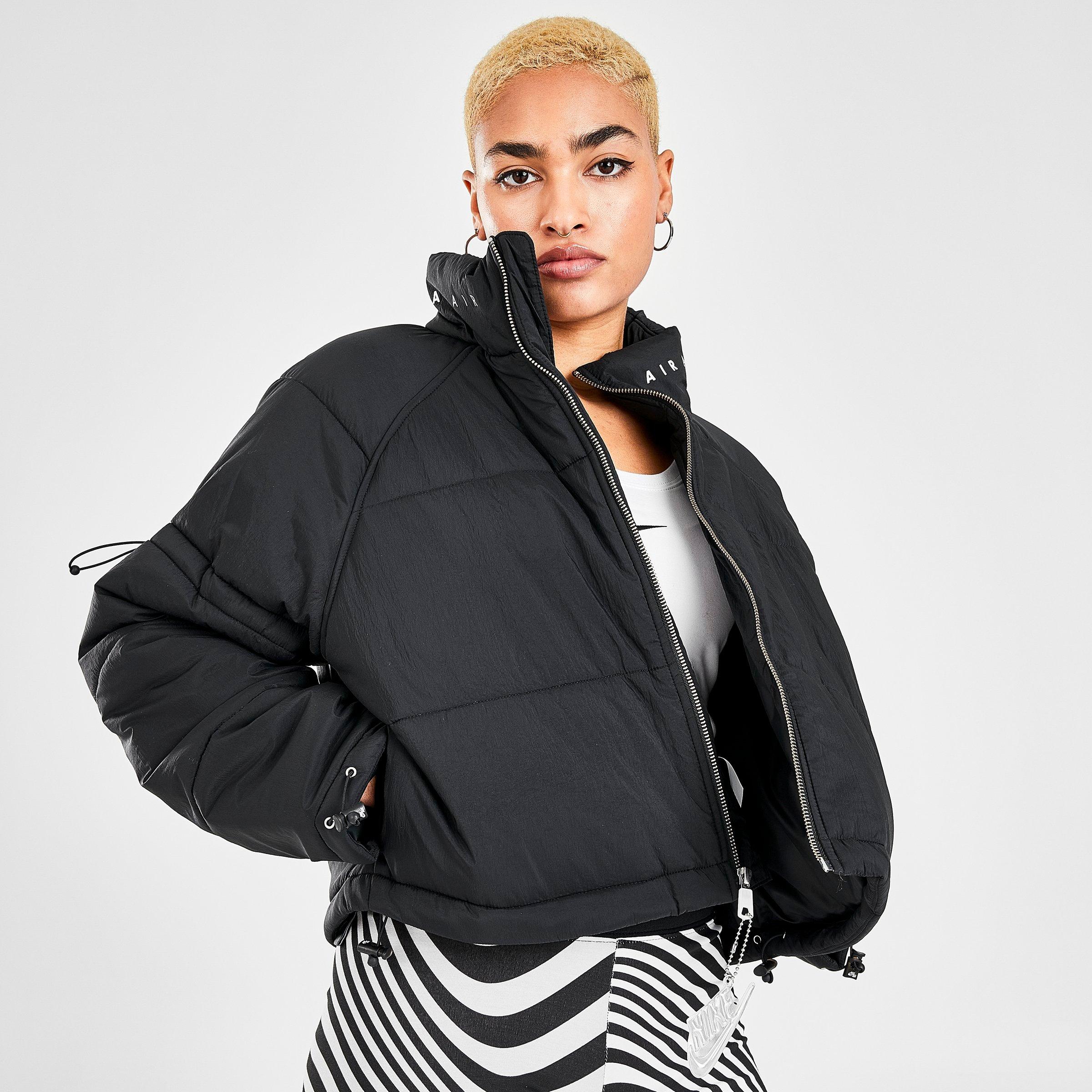 nike cropped puffer jacket