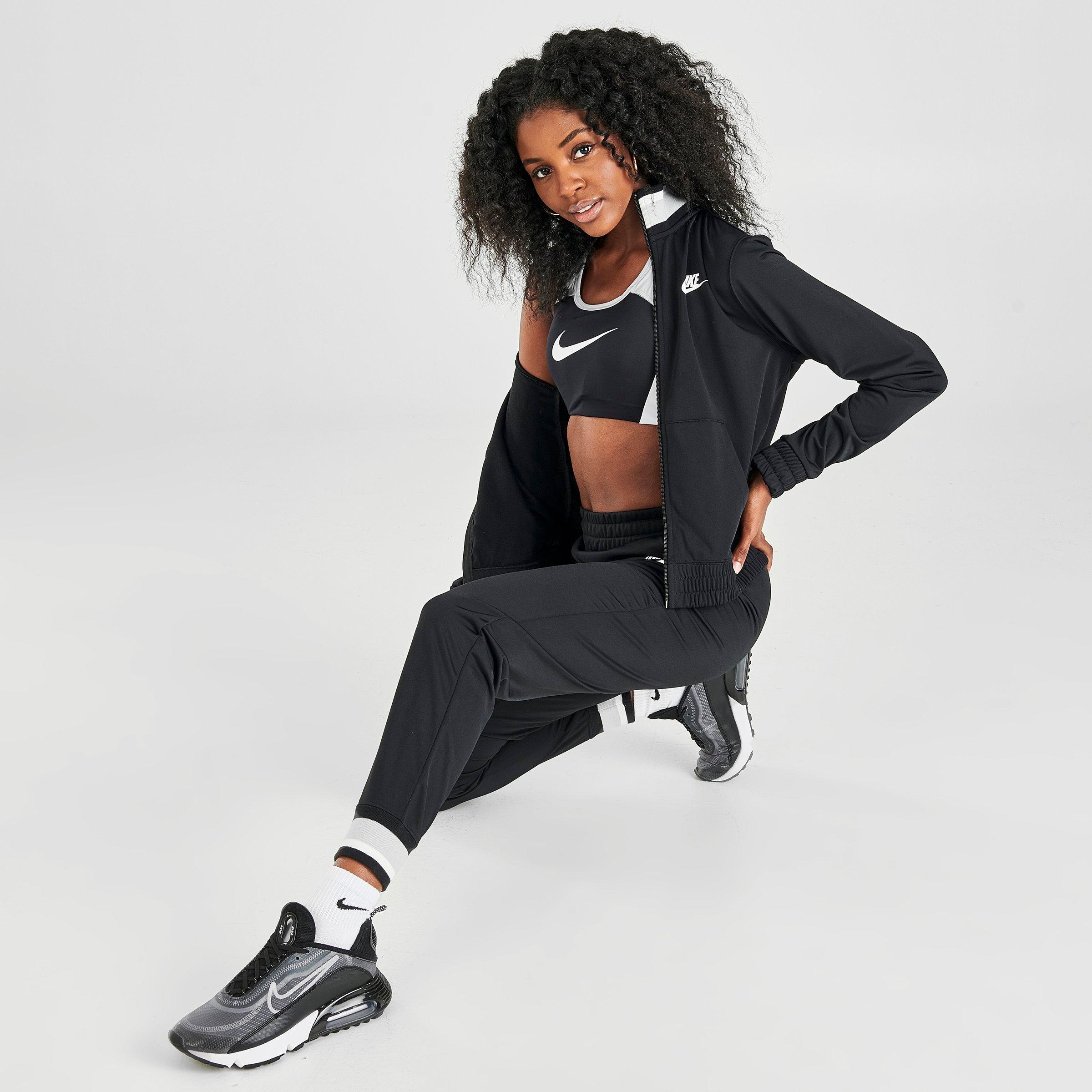 nike exclusive black polyknit track pants