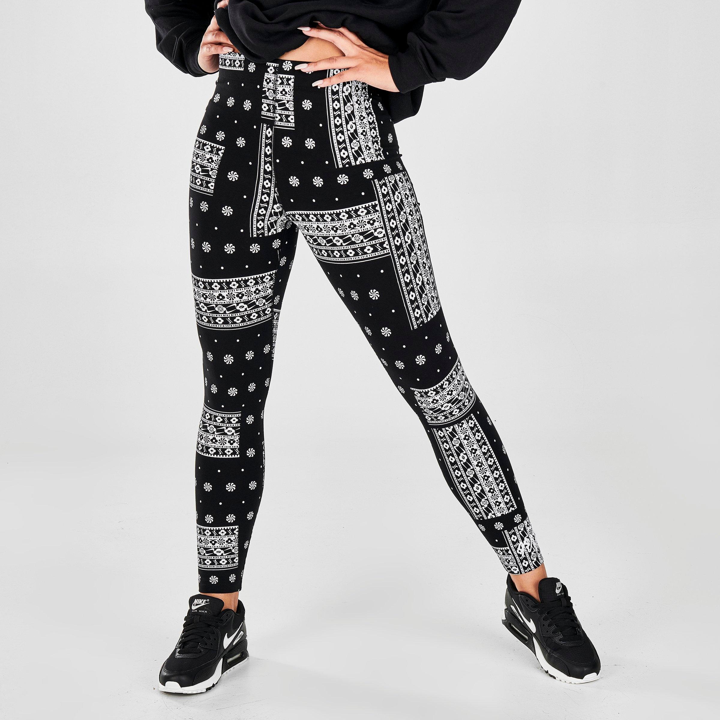 women's nike sportswear heritage bandana print leggings