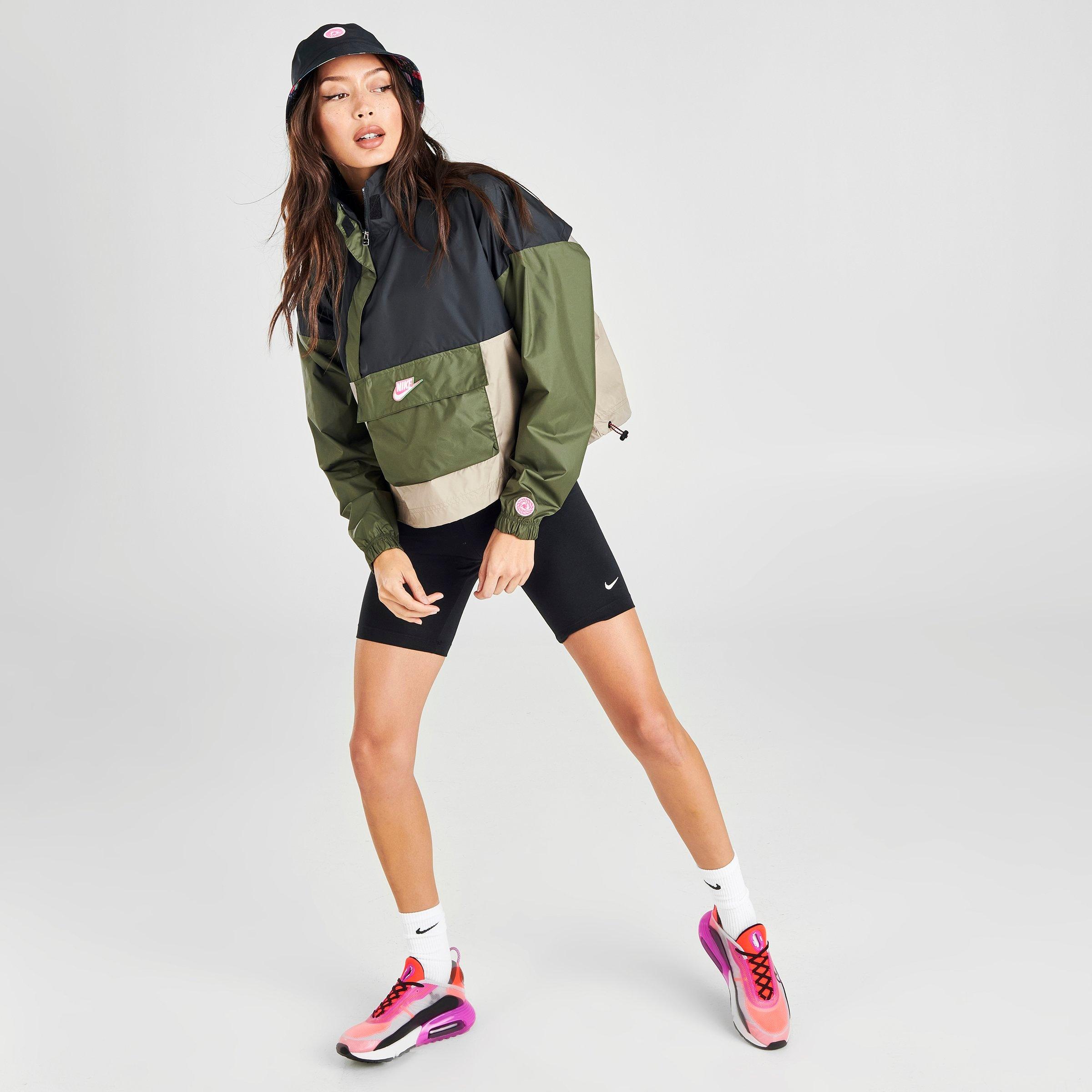 nike women's sportswear woven anorak jacket