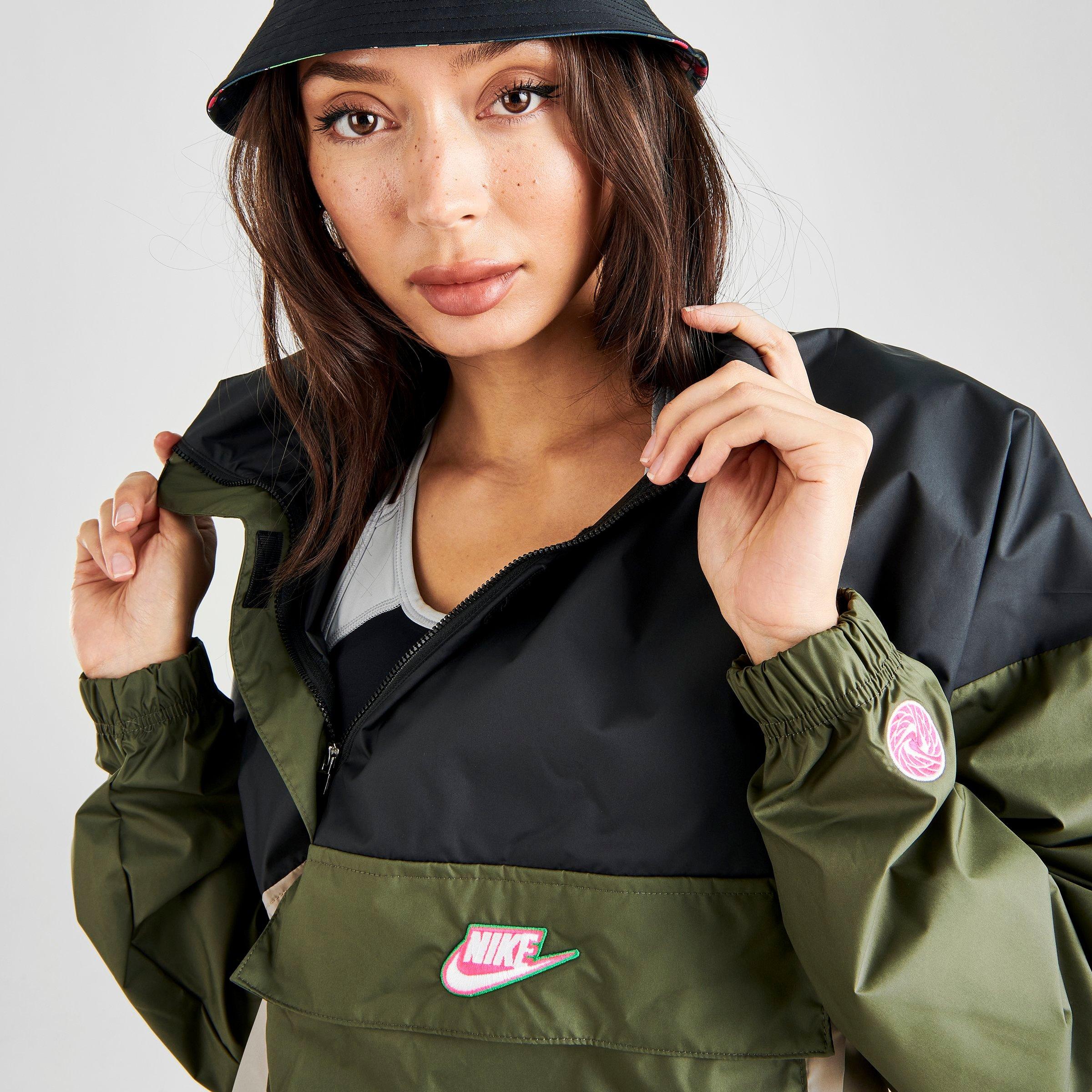 nike women's sportswear colorblocked woven jacket