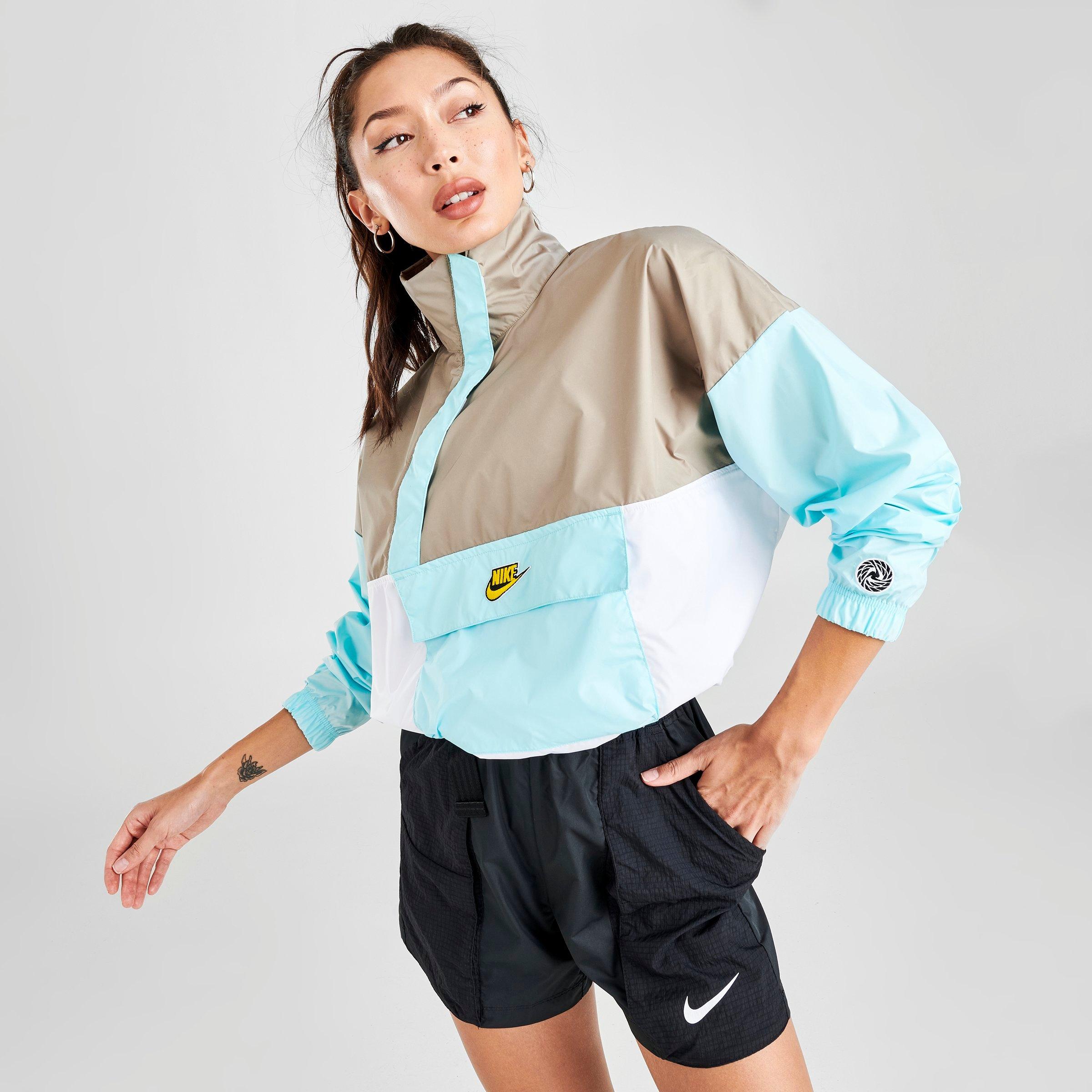 women's nike sportswear icon clash woven anorak wind jacket