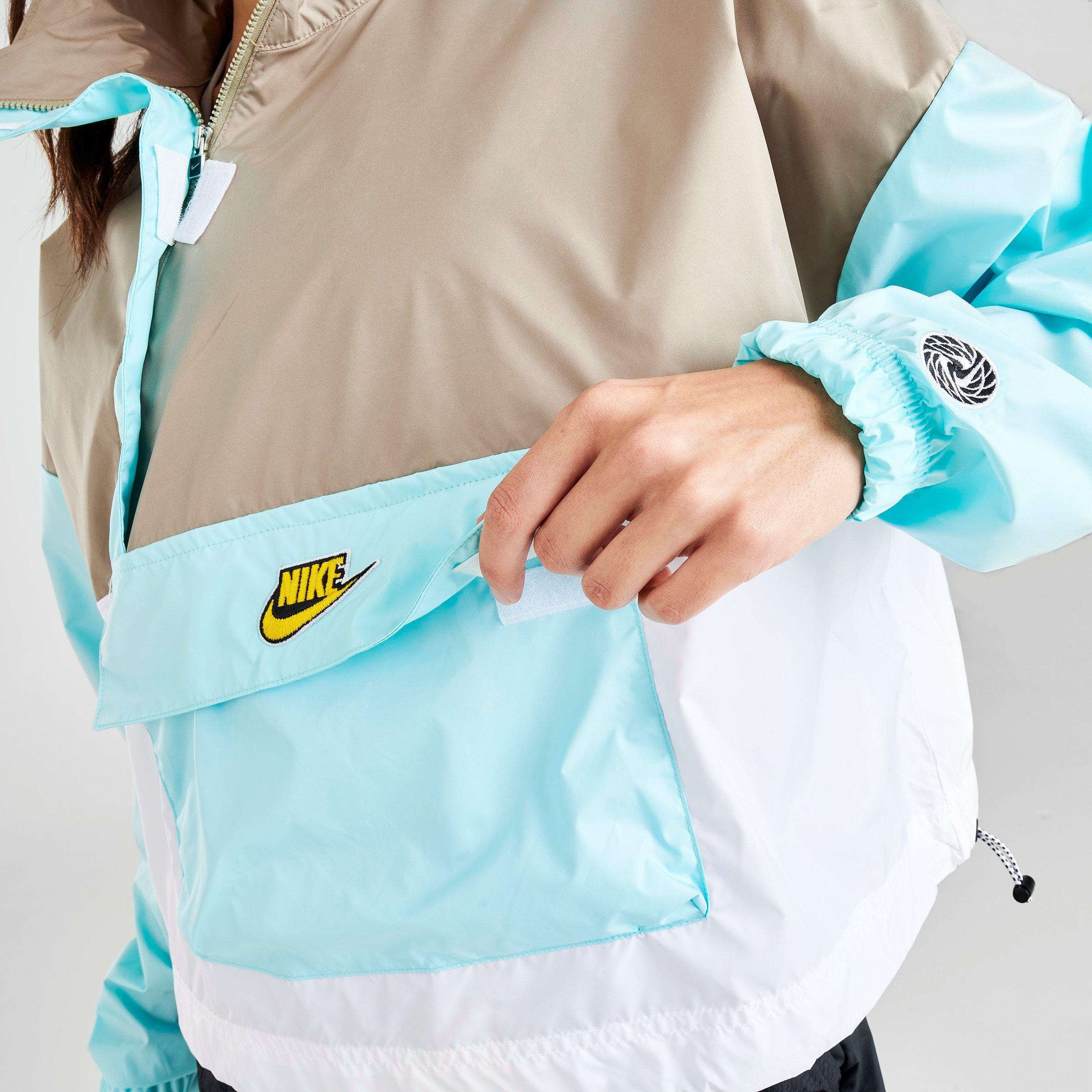 women's nike sportswear icon clash woven anorak wind jacket