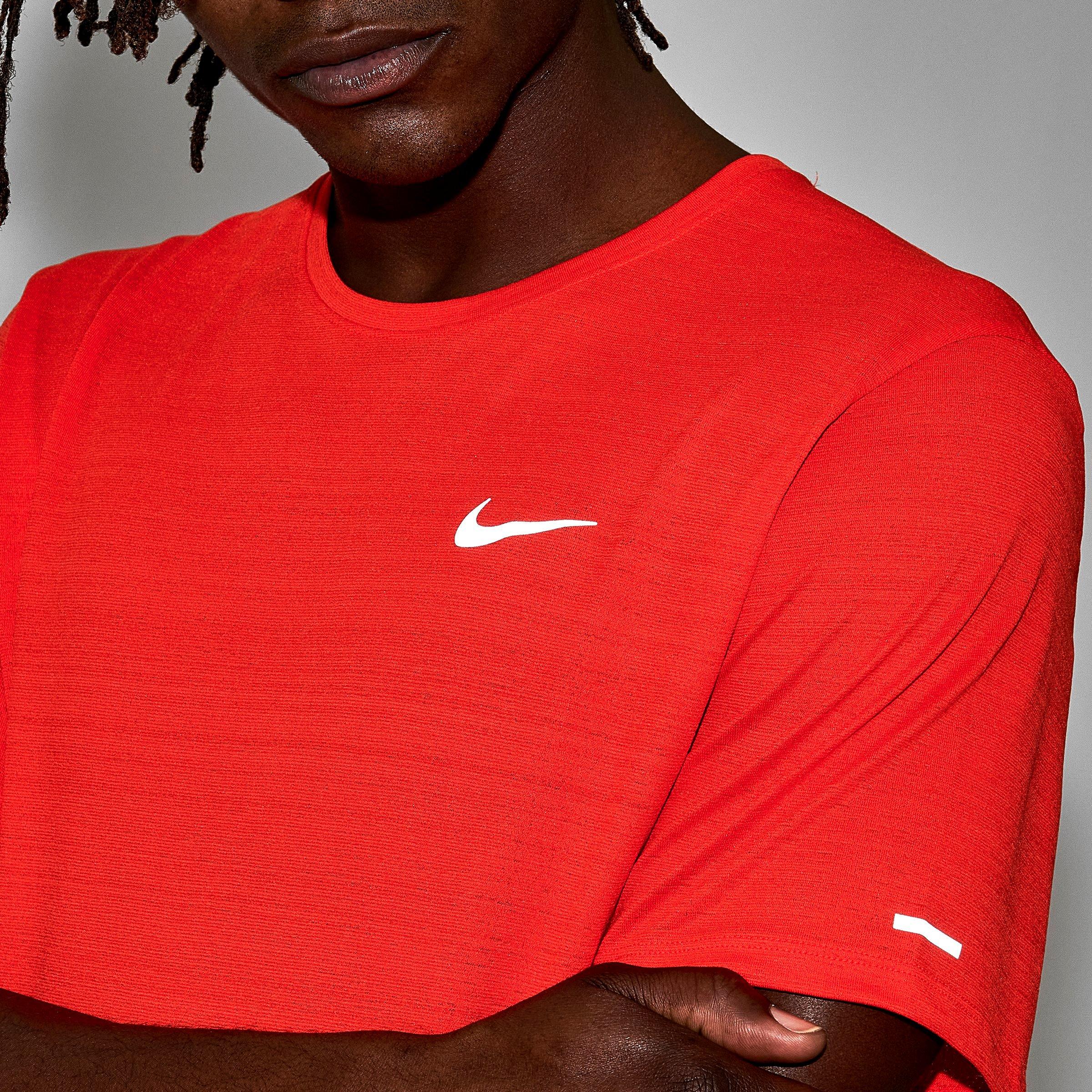 nike dri fit miler red