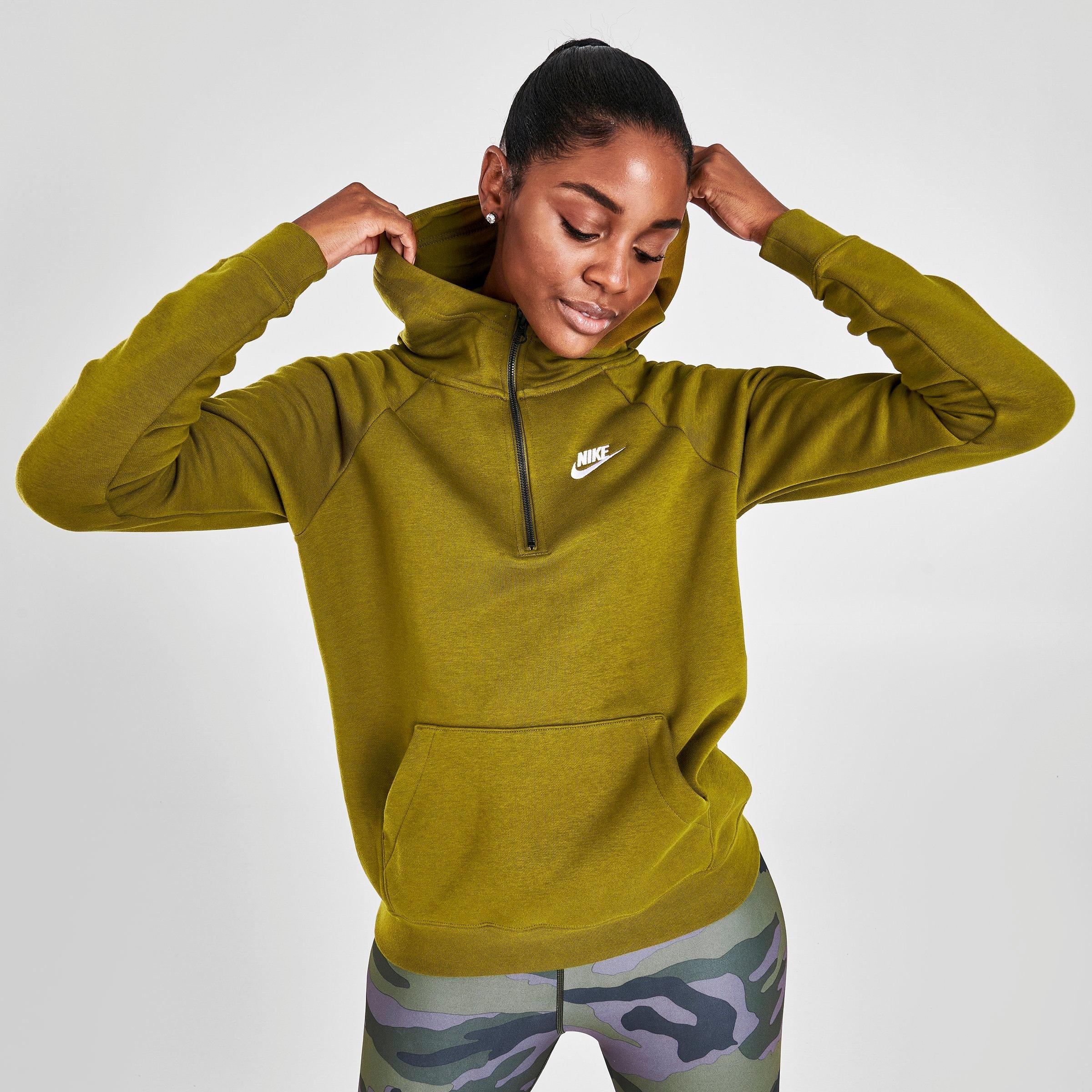 women's olive nike hoodie