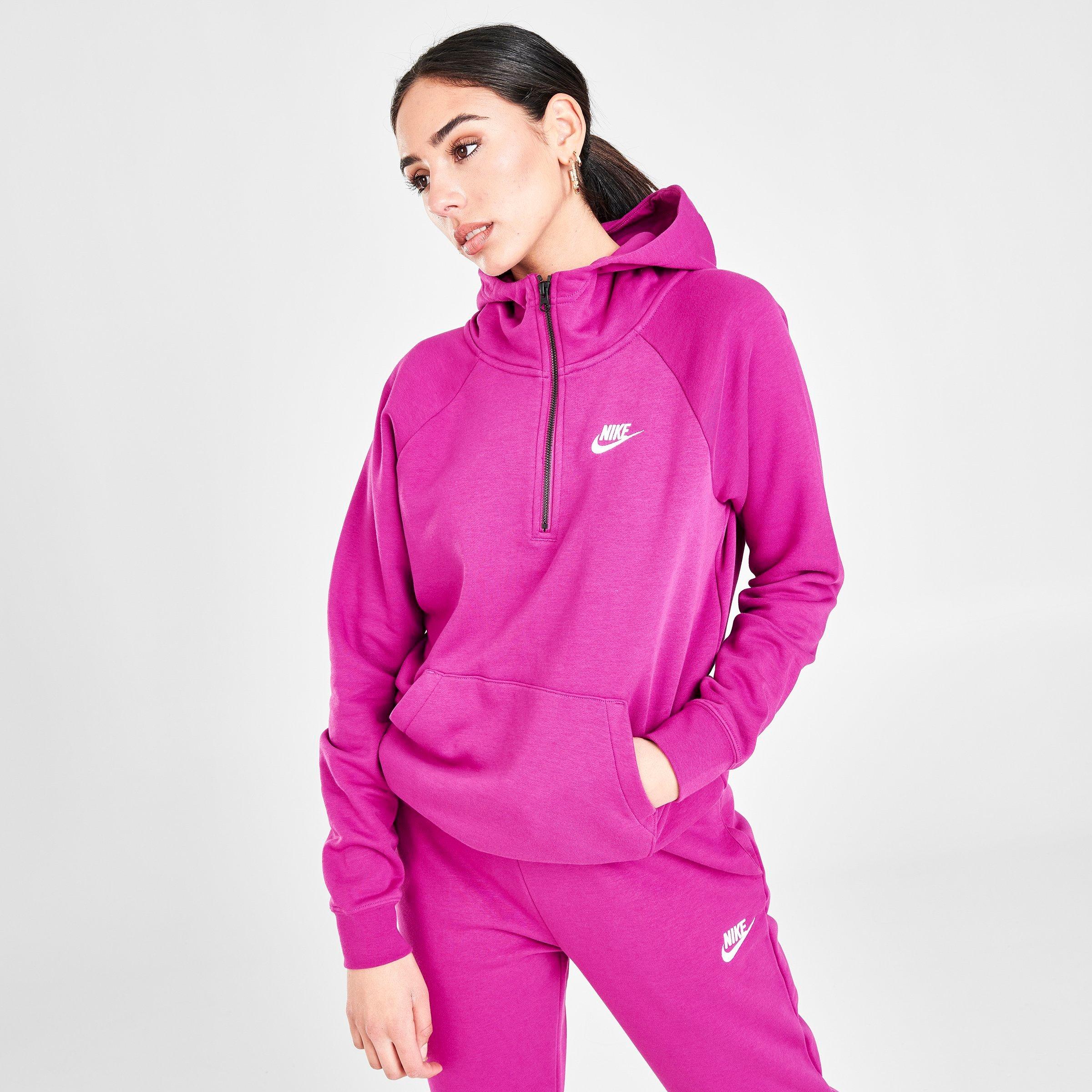 jd sports pink nike hoodie