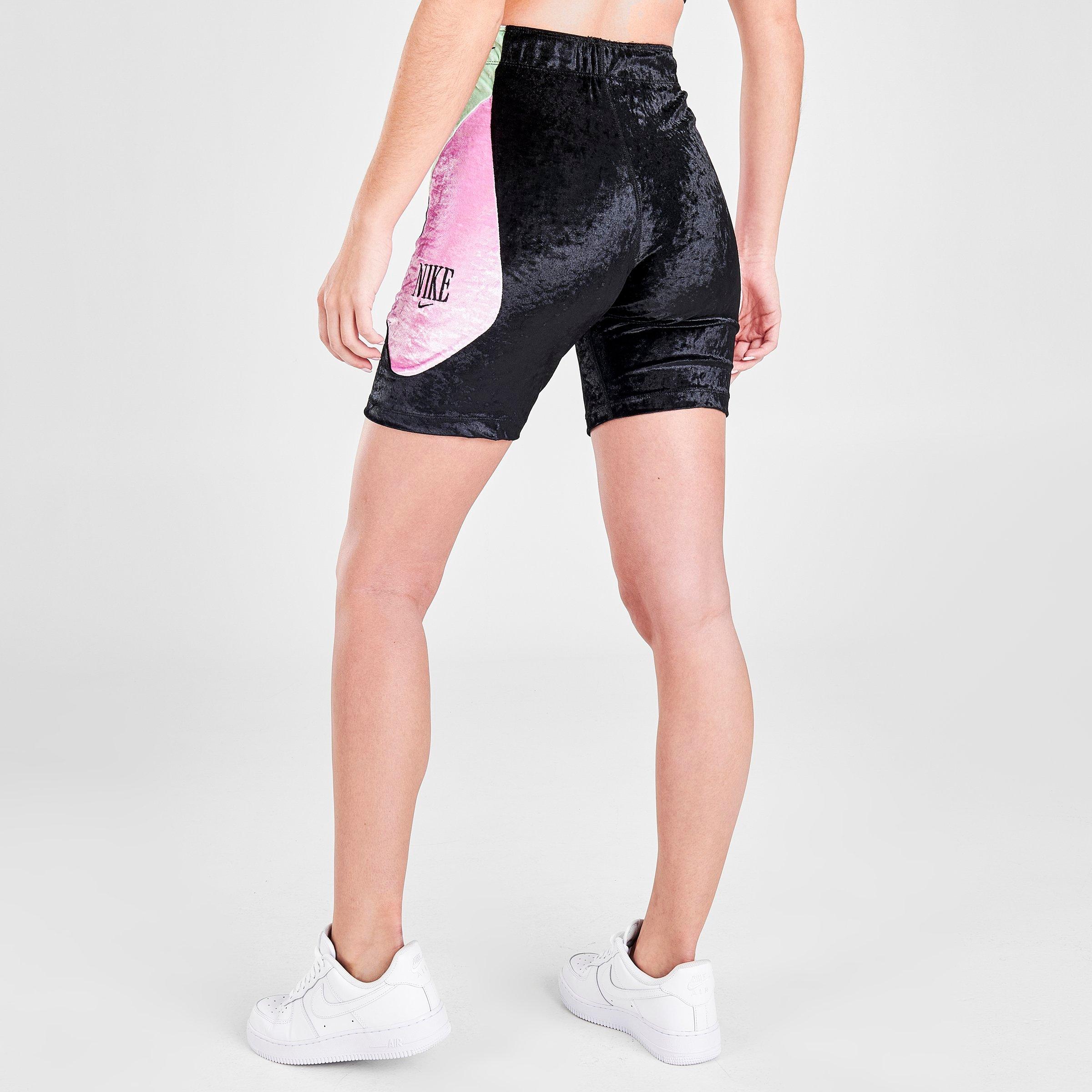 pink nike cycle shorts