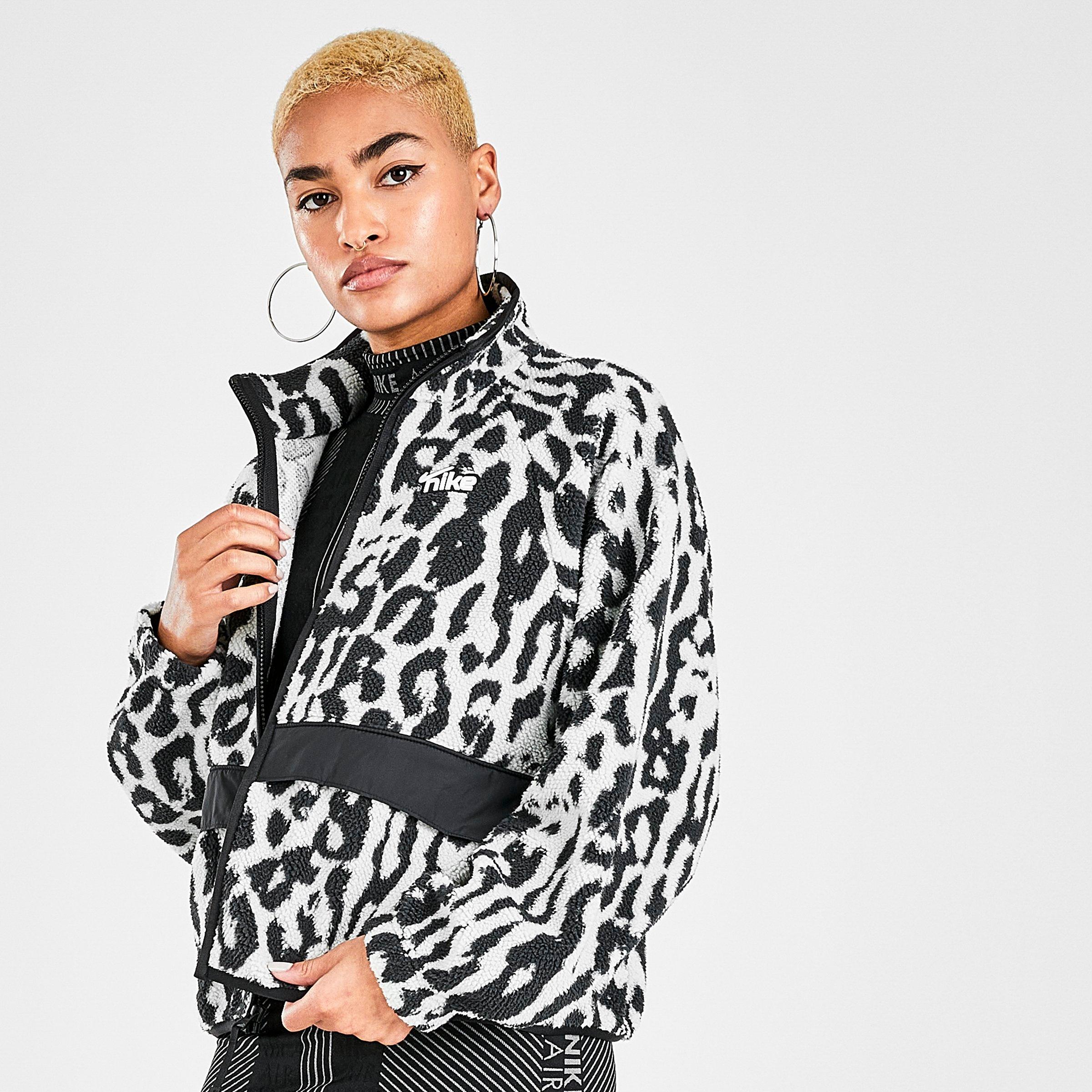 nike leopard jacket