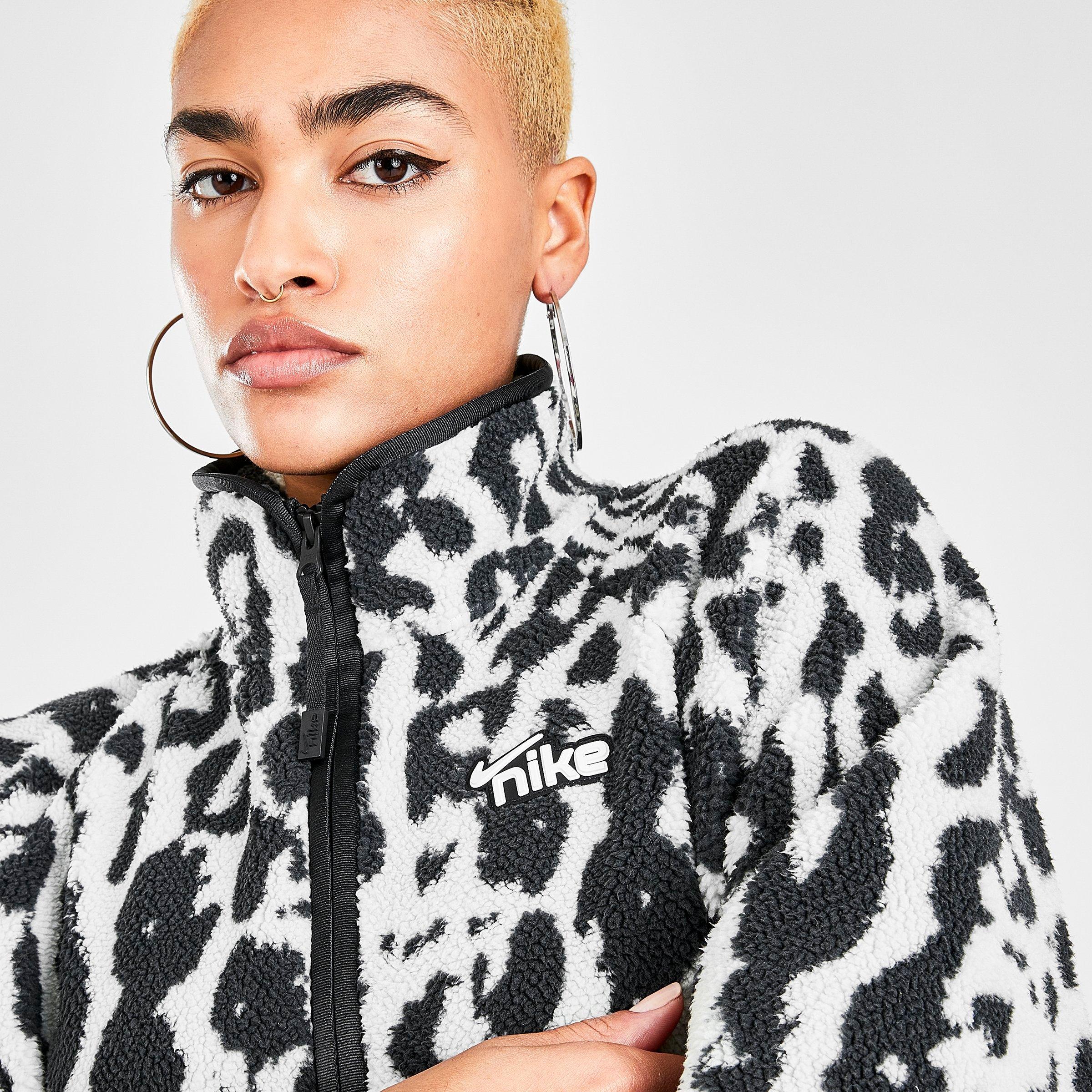 nike sportswear animal print jacket