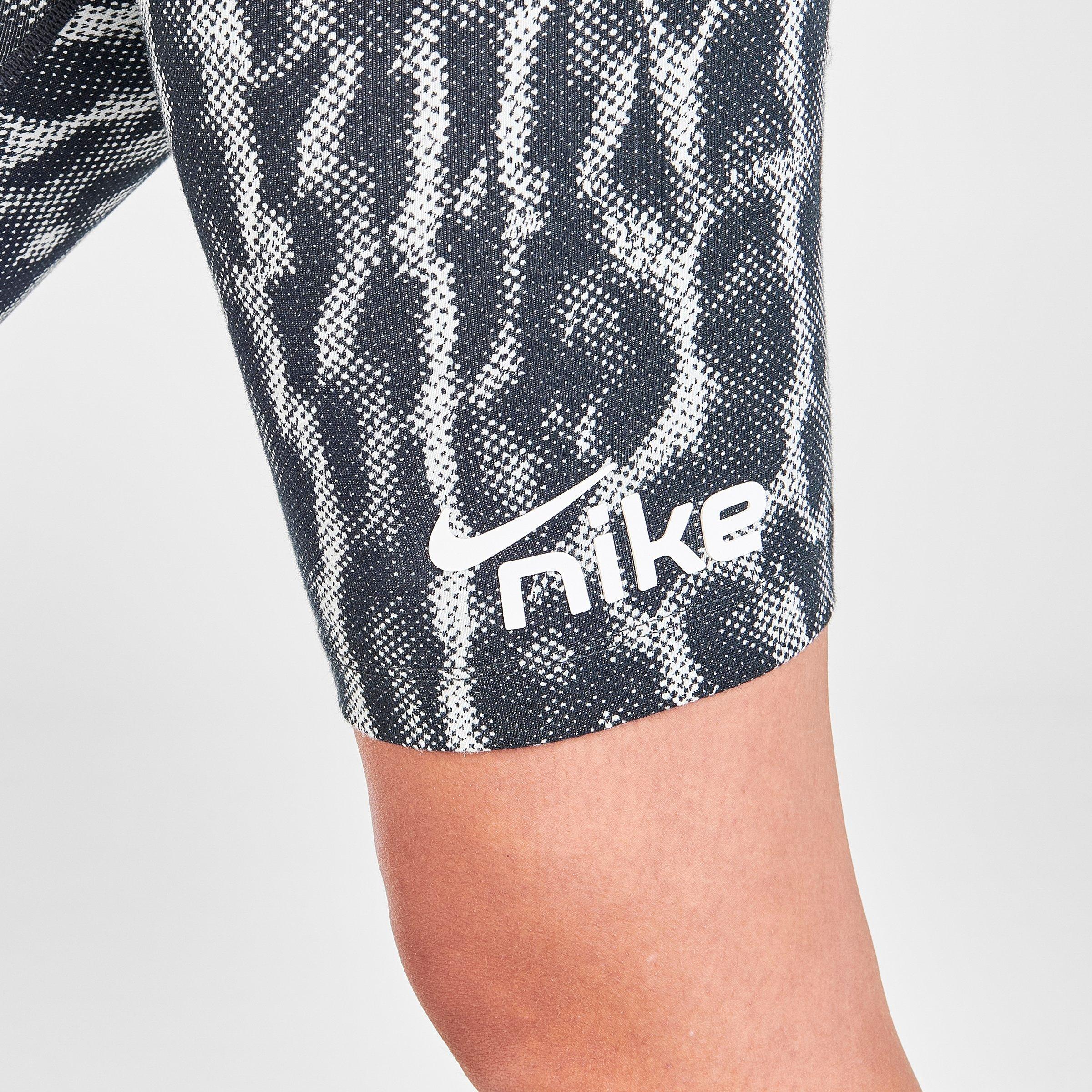 nike leopard print bike shorts