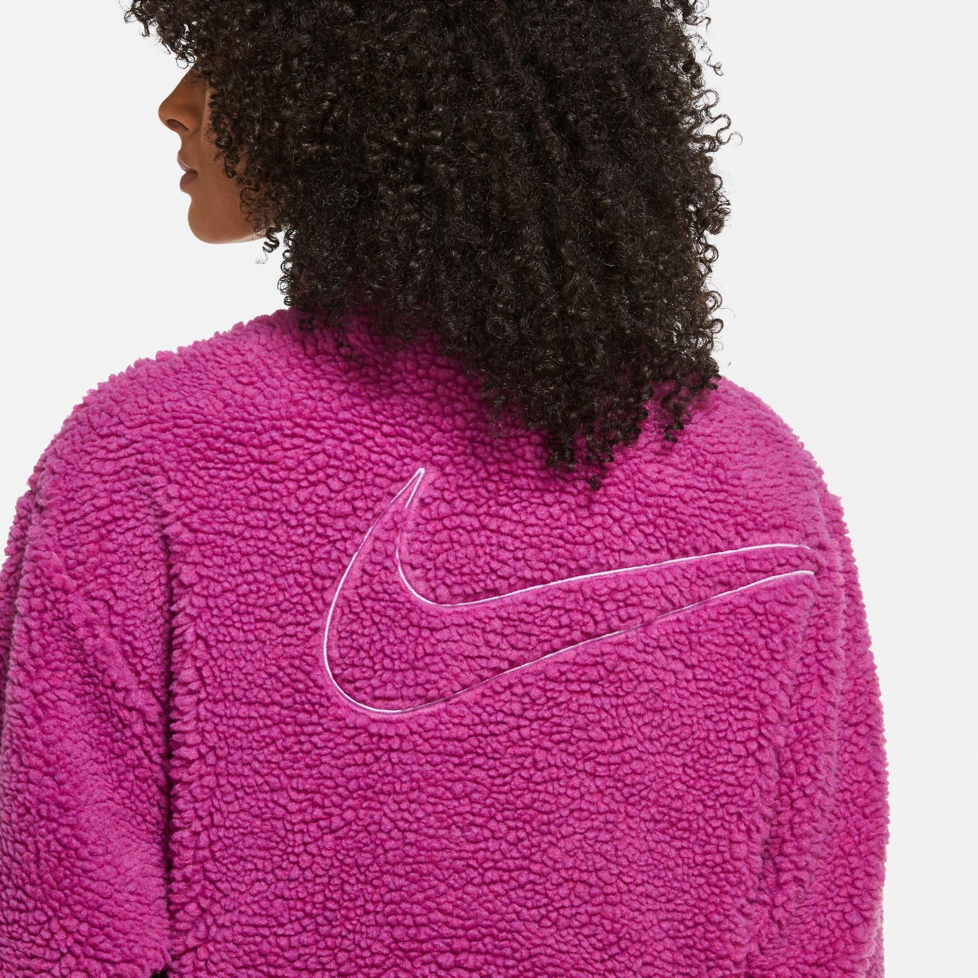 nike training sherpa full zip top