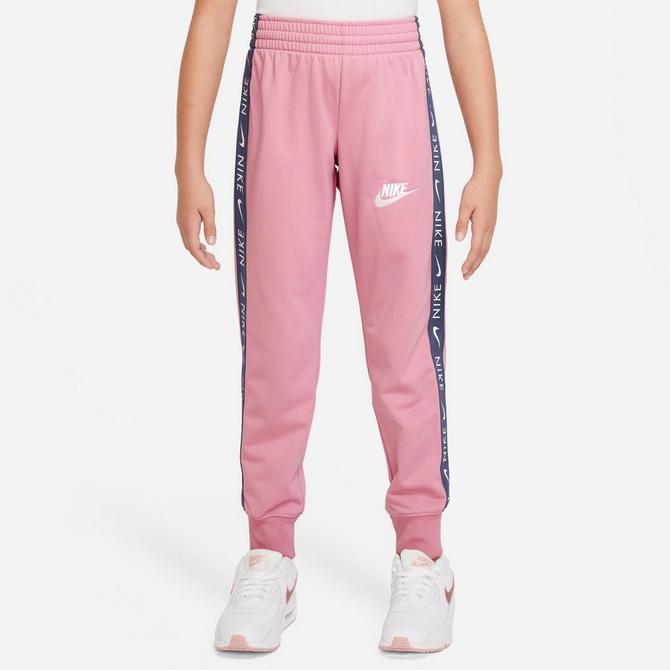 Nike - Girls Pink Logo Cotton Joggers