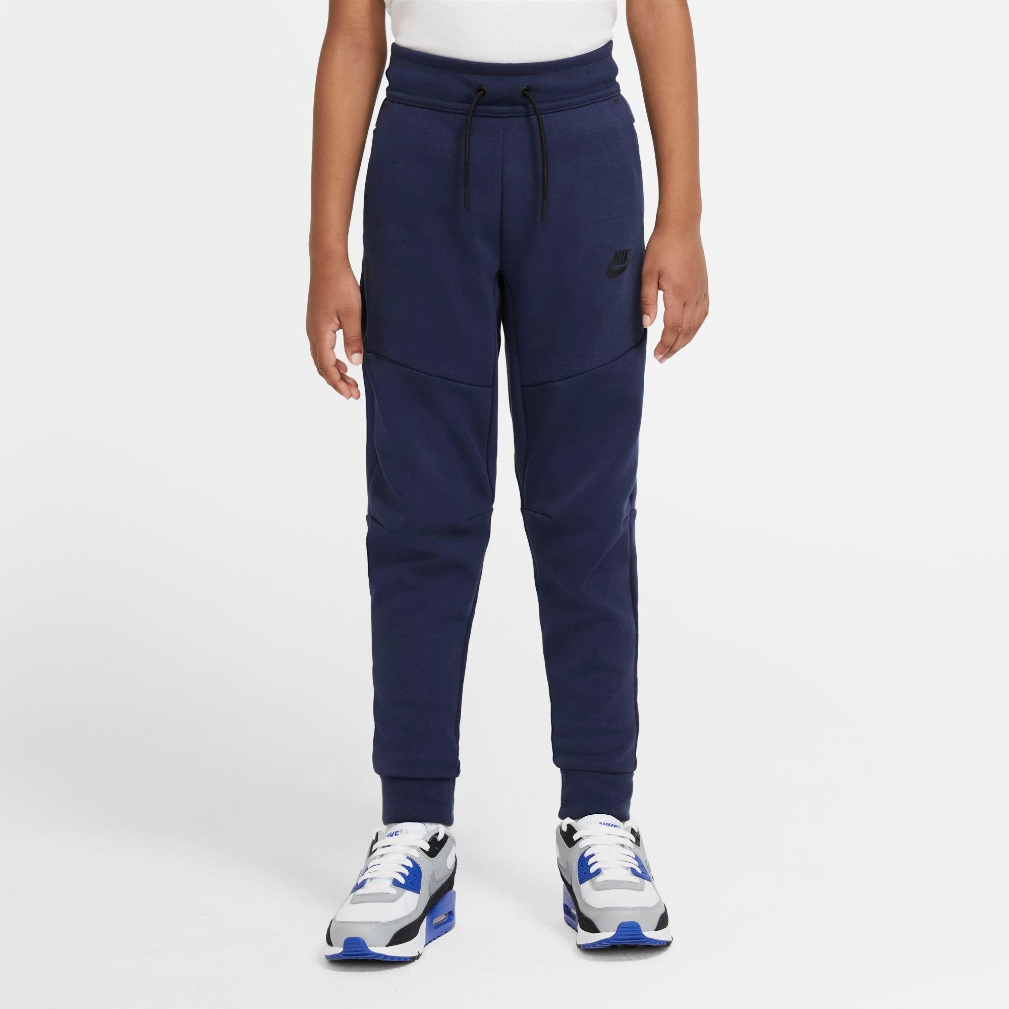 navy blue nike tech pants