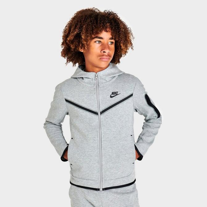 collegegeld Geval Uitstroom Kids' Nike Sportswear Tech Fleece Full-Zip Hoodie| JD Sports