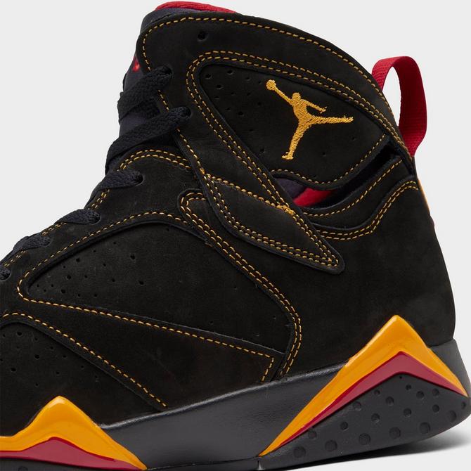 Jordan retro 7 black and sale yellow