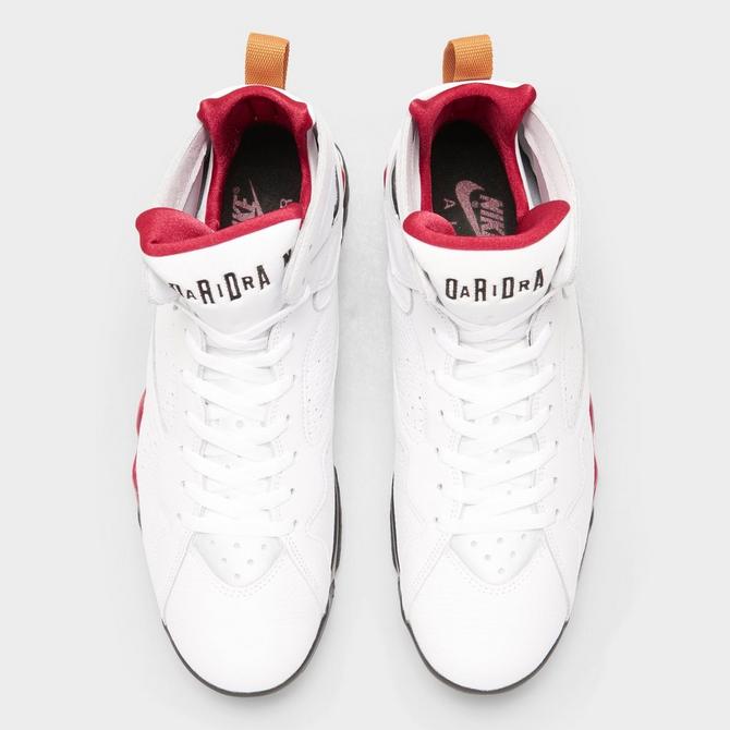 Jordan retro 7 shop white and red