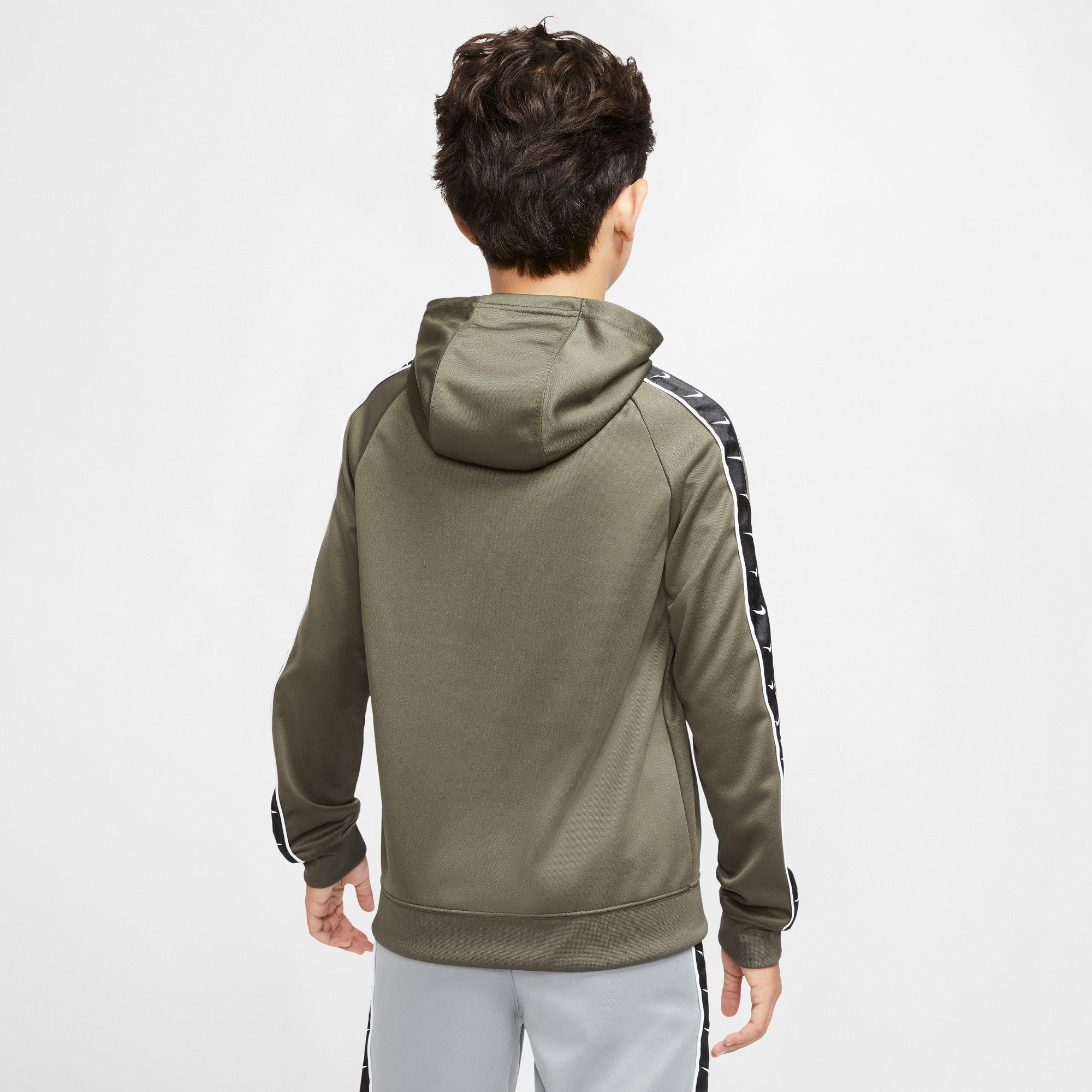 nike sportswear swoosh tape hoodie