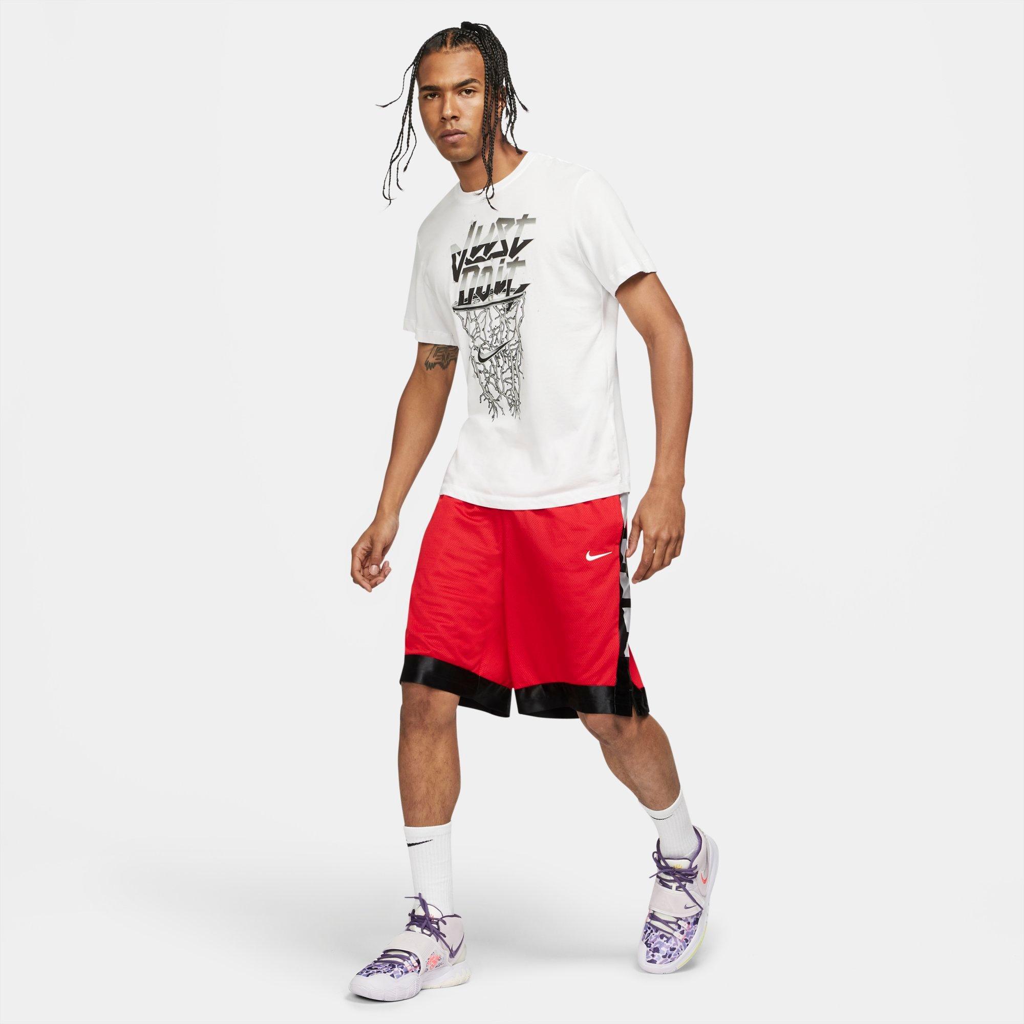 nike elite stripe basketball shorts