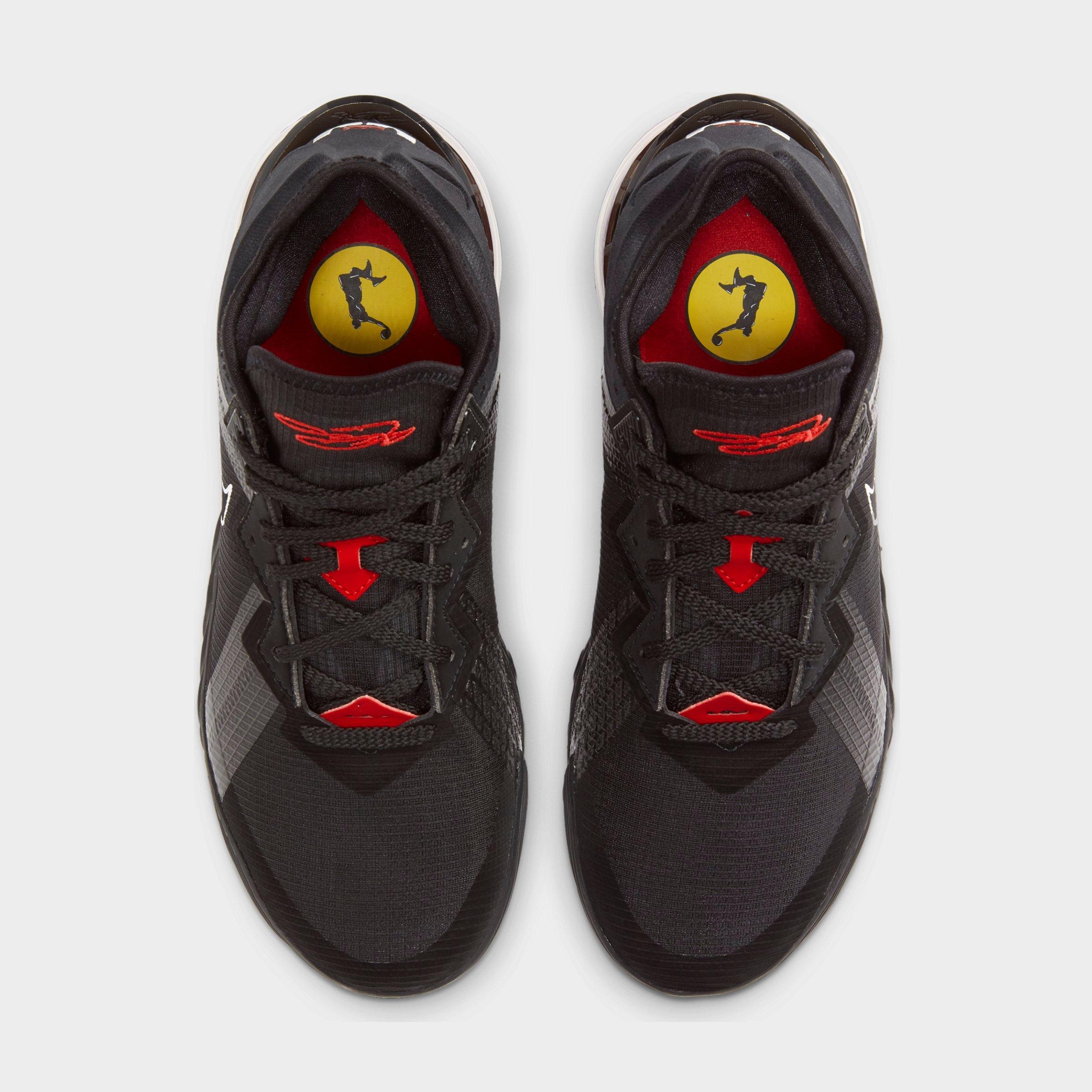 lebron 18 low black