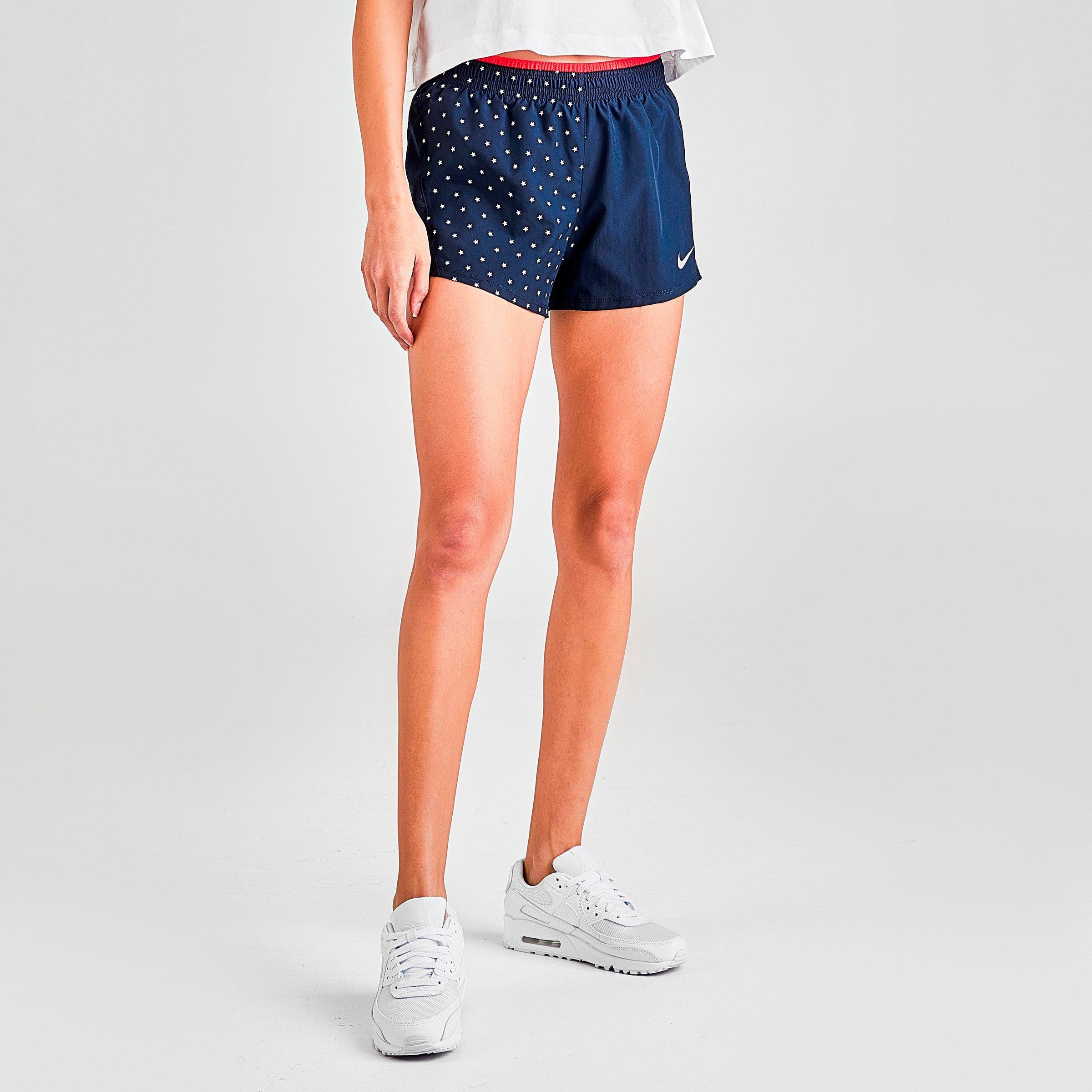 nike women's shorts with stars