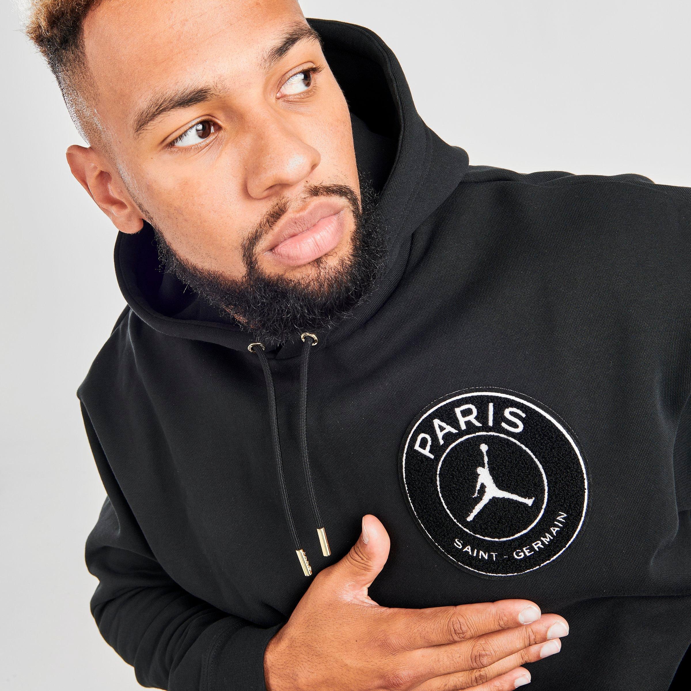 psg x jordan half zip