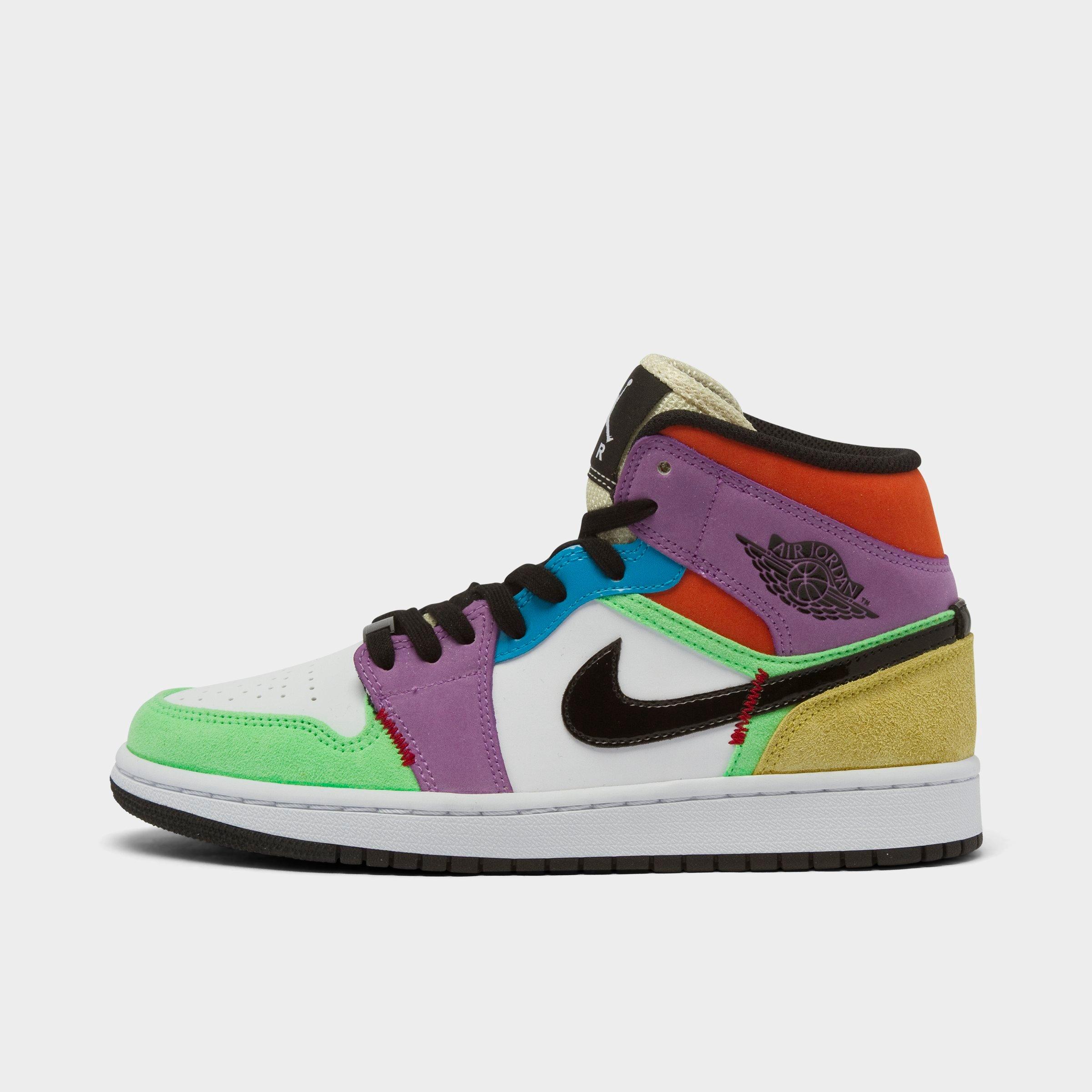 women's air jordan 1 mid se casual shoes