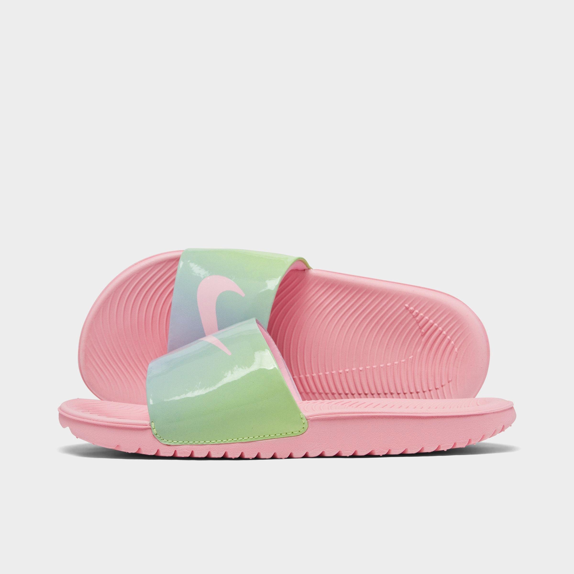 nike slides tie dye