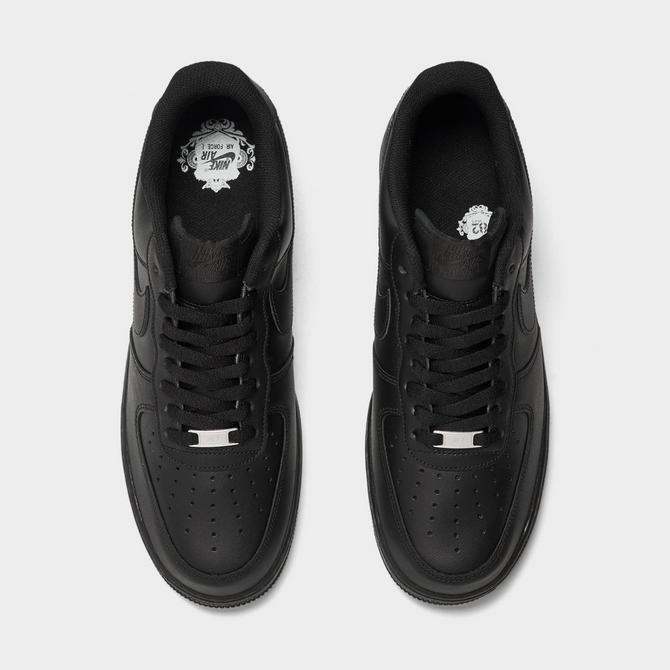 All black air force 1 2024 low men's