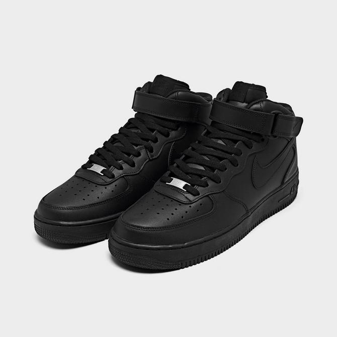 Nike air force hotsell 1 mid 07 black