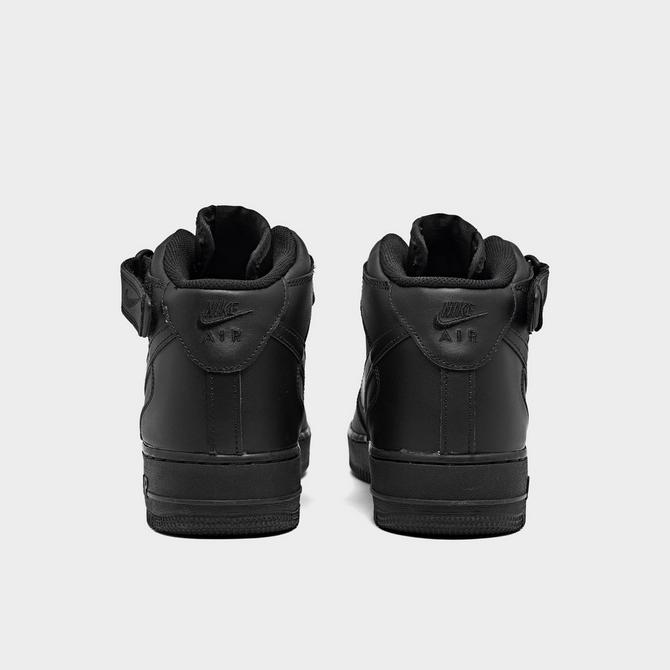 Nike air force hotsell 1 mid black mens