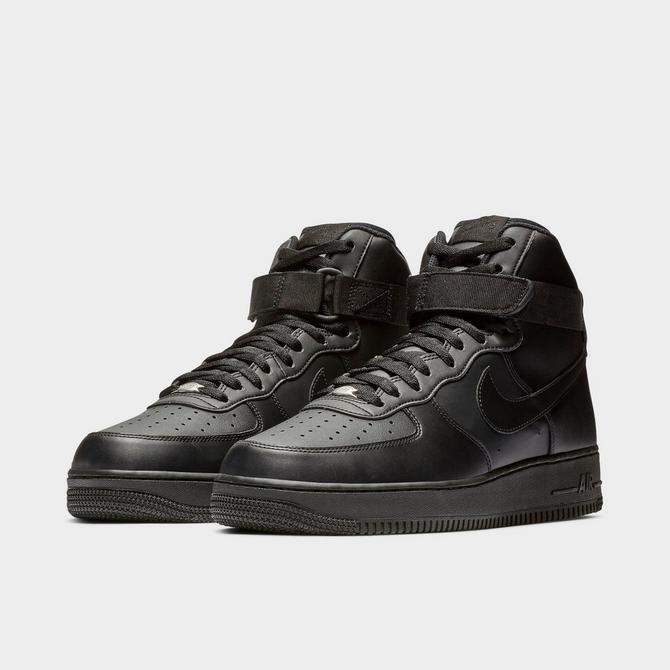 Air force 1 black high top on sale