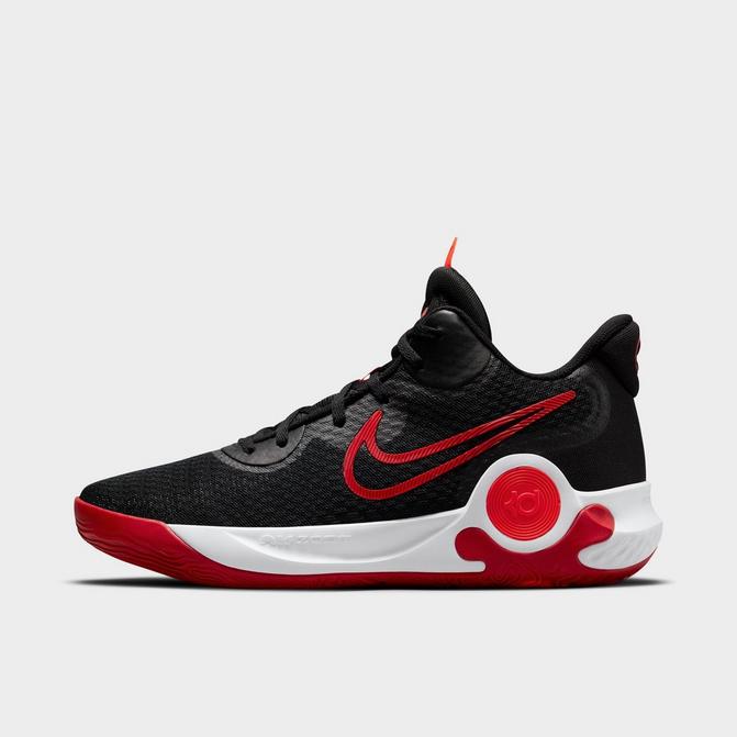 Kd red 2025 and black shoes