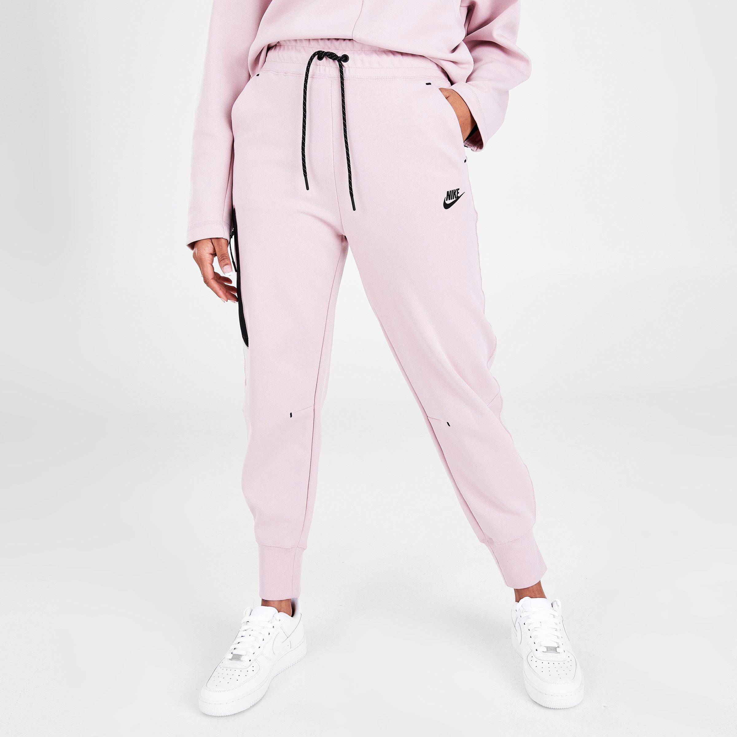 nike tech fleece joggers pink