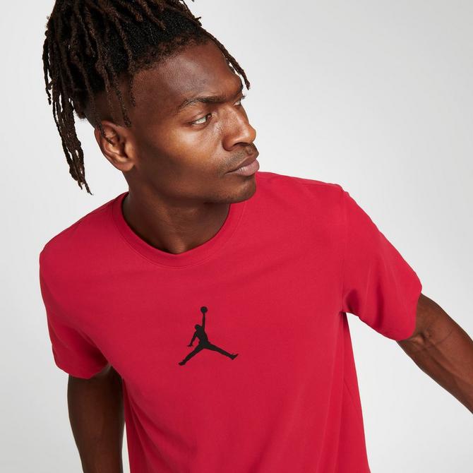 Jordan red and black t clearance shirt