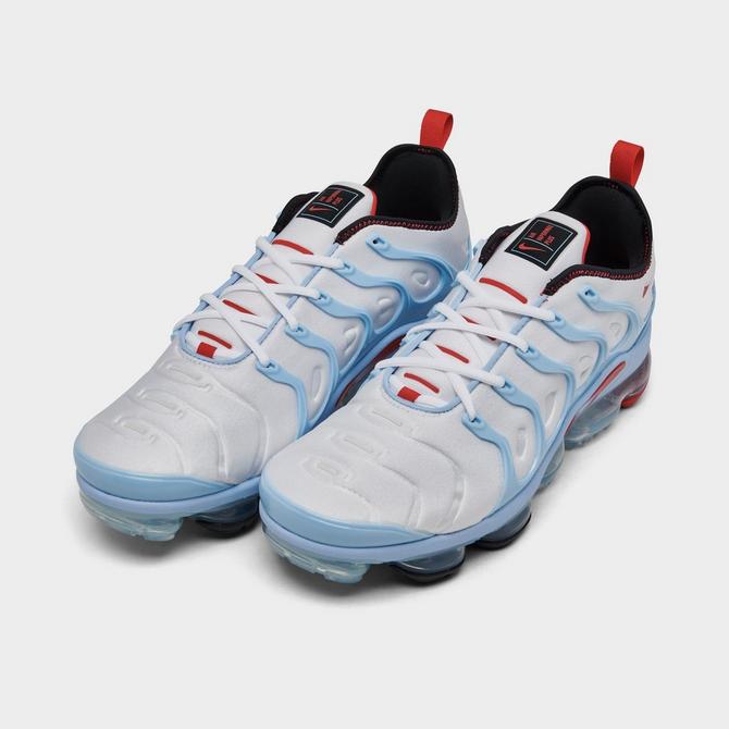 Men's 'air vapormax plus sale running shoes white/university red/psychic blue