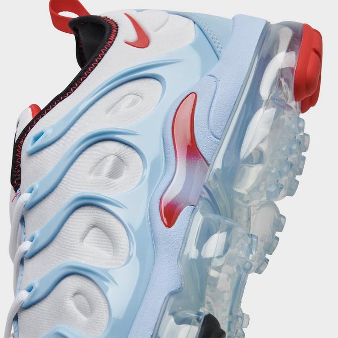 Nike air vapormax plus hotsell university red/black-white men's shoe