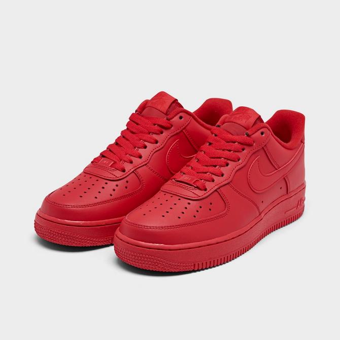 Nike Men's Air Force 1 '07 LV8 1 Casual Shoes in Red Size 9.5