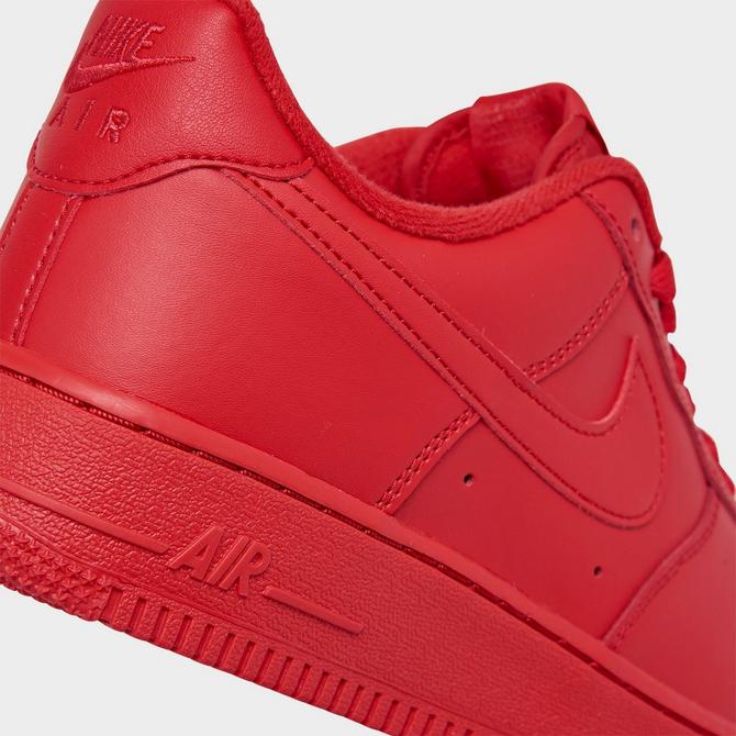 Nike Men's Air Force 1 '07 LV8 1 Casual Shoes in Red Size 9.5