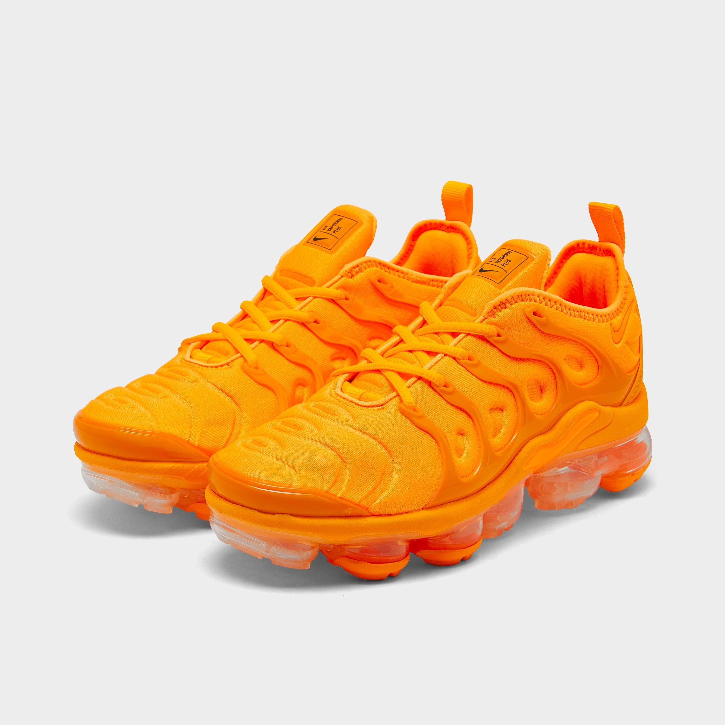 womens orange vapormax plus